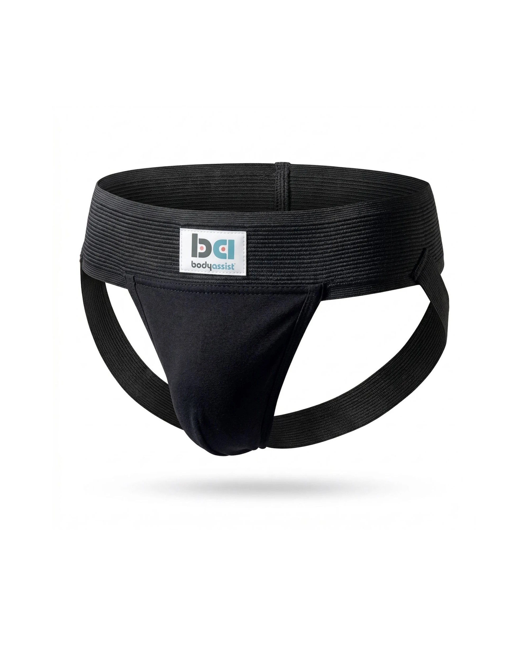 1 Bodyassist Adult Sports Supporter with Moisture Wicking Pouch Large - Black, 1 of 1