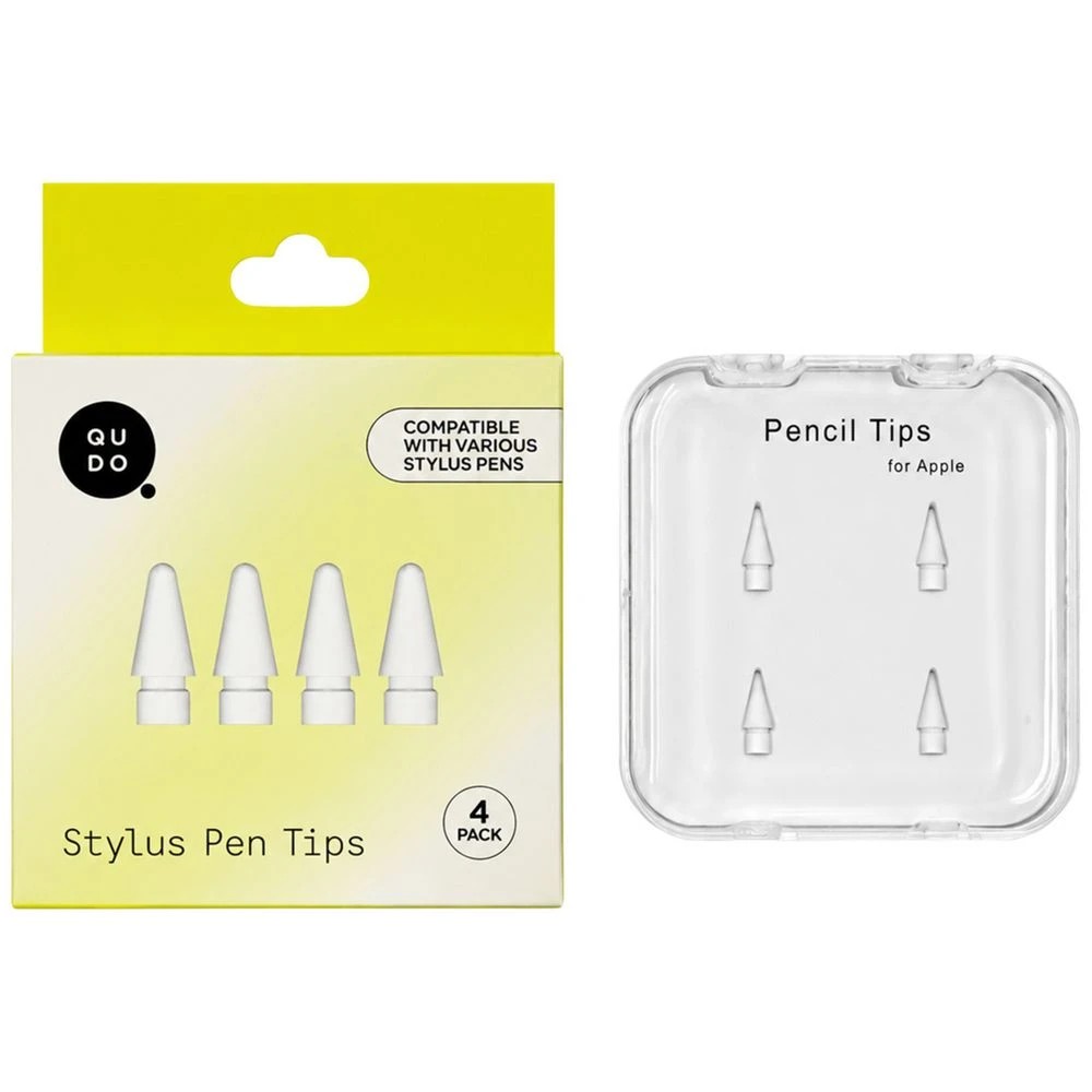 2 Qudo Stylus Pen Tips White 4 Pack, 2 of 5