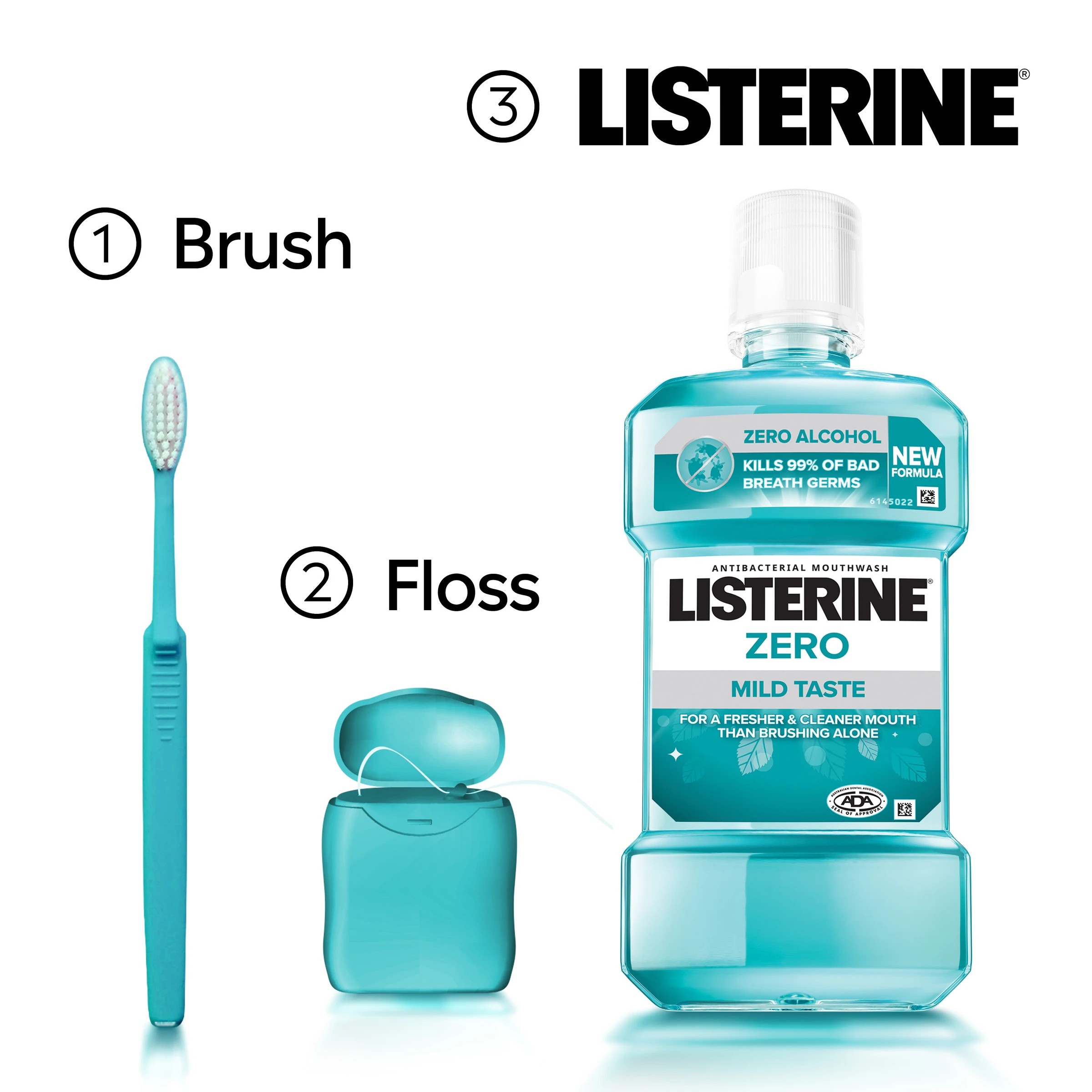 10 Listerine Zero Mouthwash 500ml, 10 of 10
