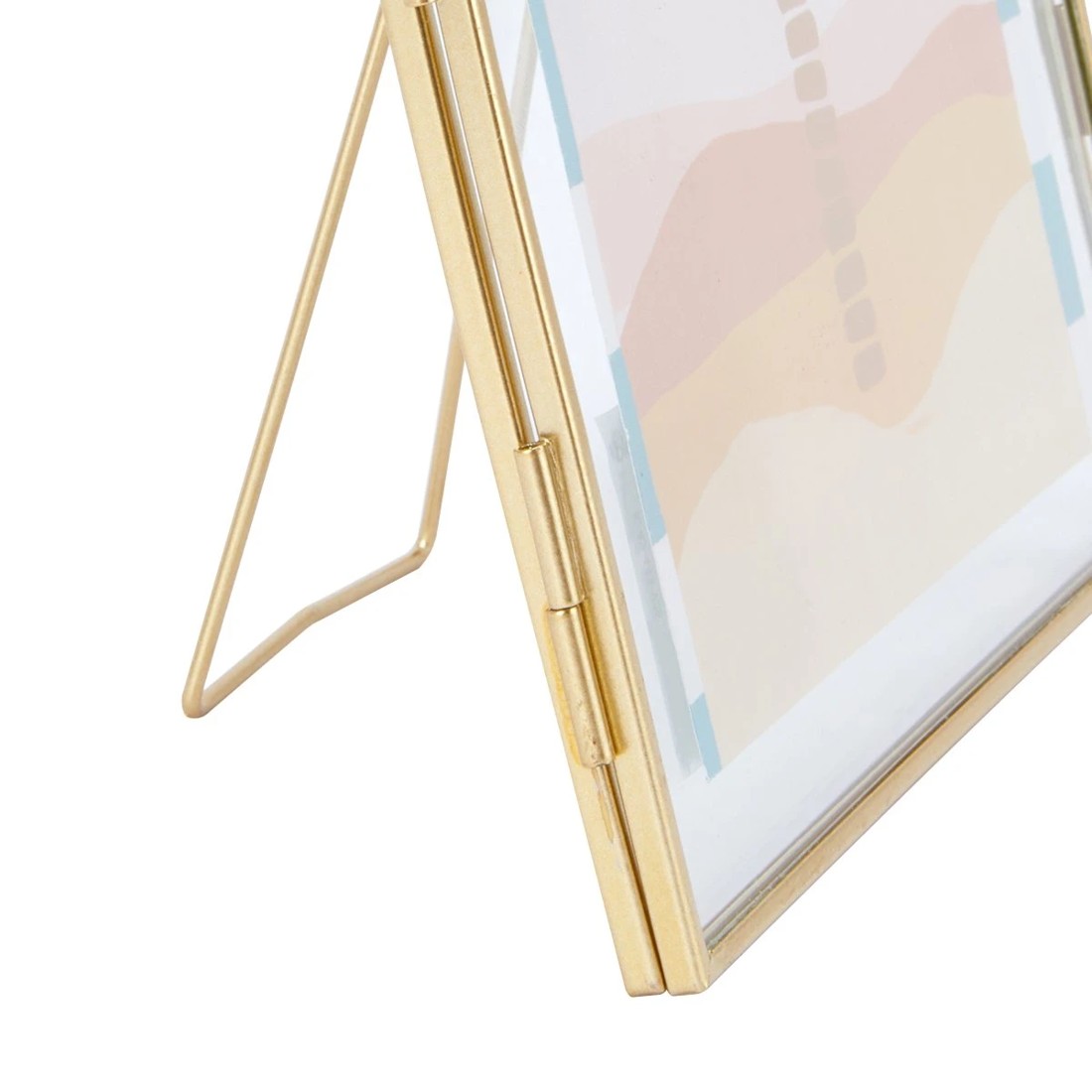 4 4in. x 6in. Photo Frame - Metal, Gold Look, 4 of 5