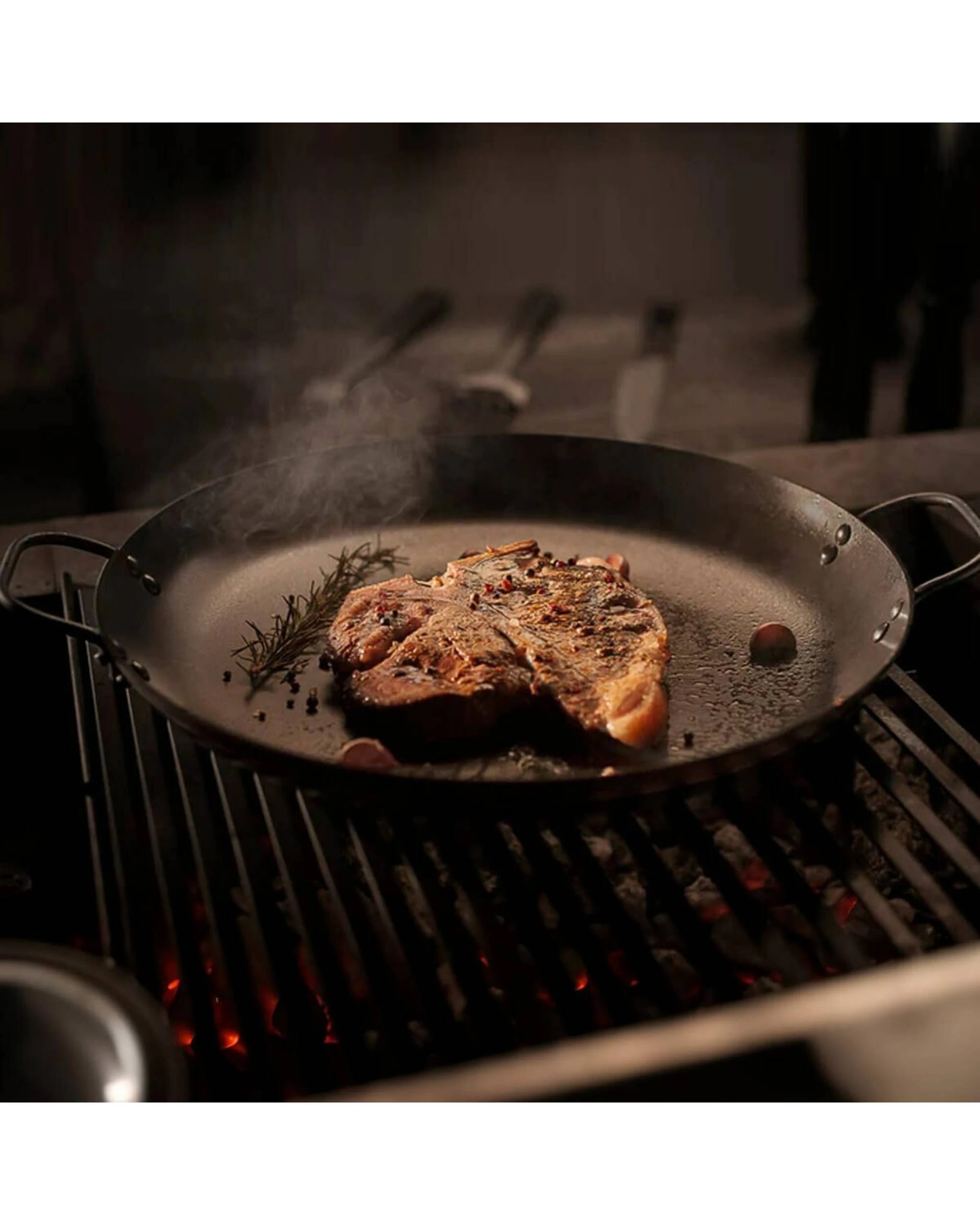 3 Tramontina Churrasco 40cm Round BBQ Griddle Pan, 3 of 5