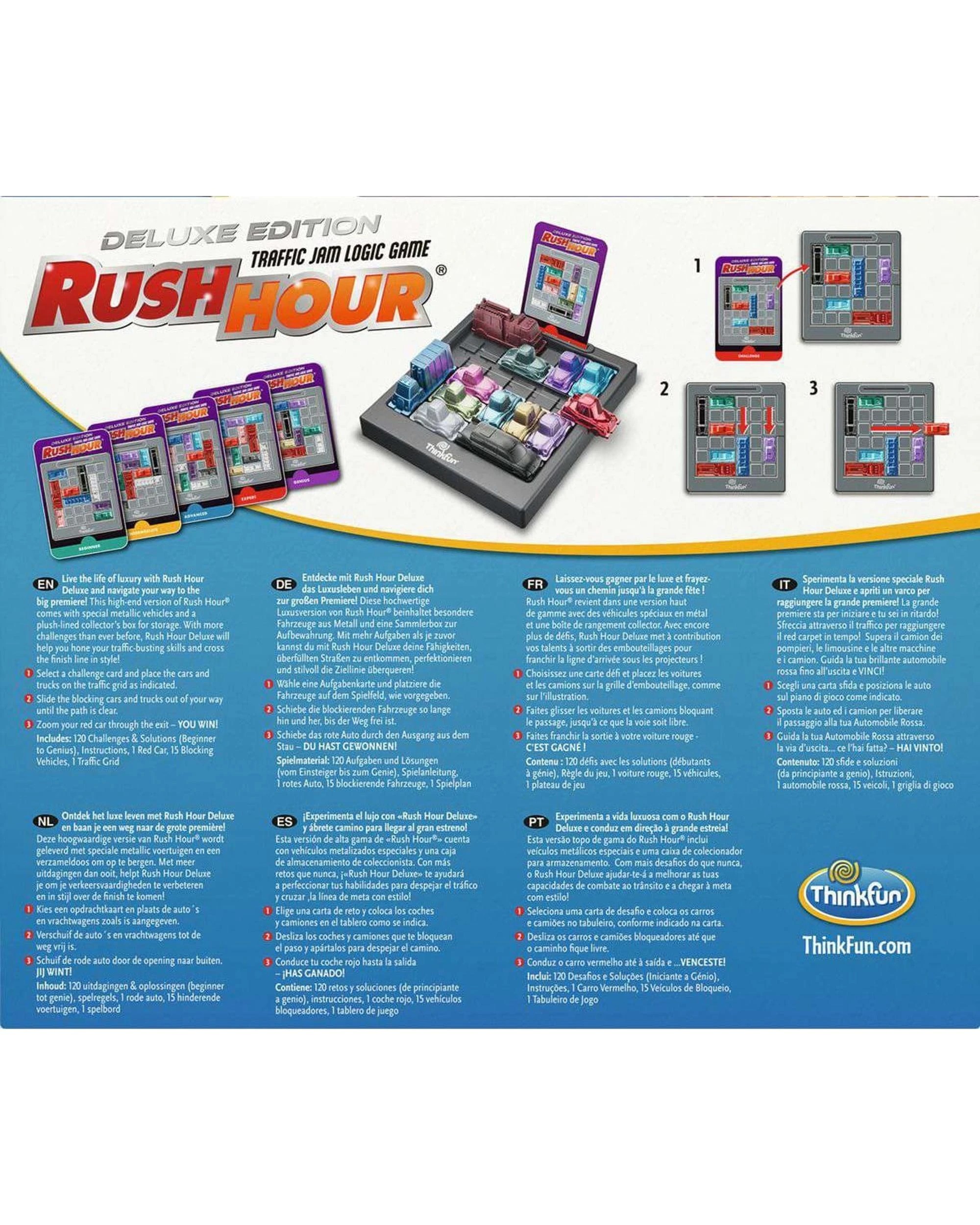 3 Thinkfun Rush Hour Deluxe Edition Board Game, 3 of 3