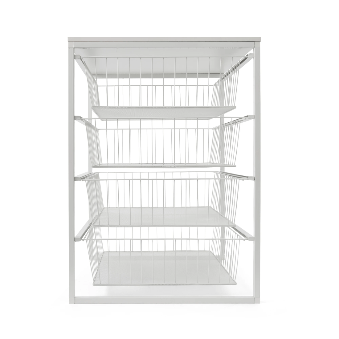 6 Mesh and Wire 4 Drawer Unit - White, 6 of 10