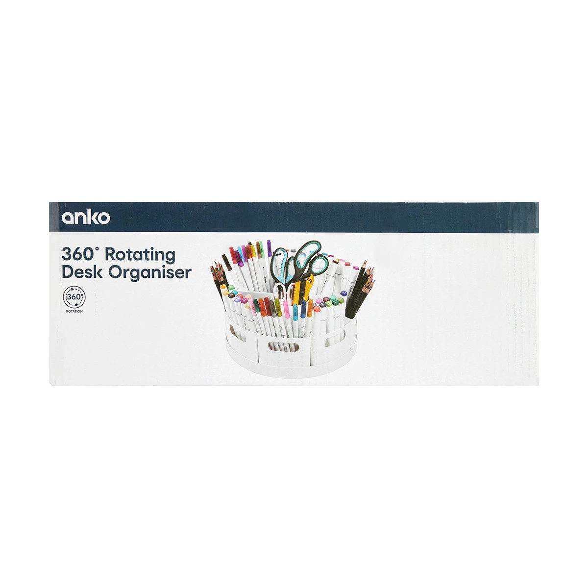 6 10 Piece Rotating Desk Organiser, 6 of 6