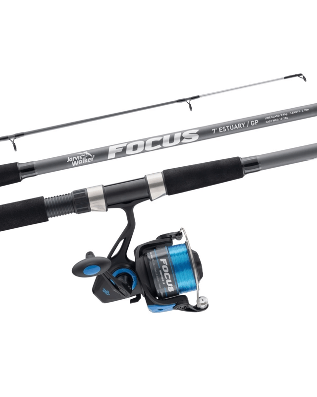 Jarvis Walker Focus Series 2 Estuary/General Purpose Combo - 7ft., Black and 