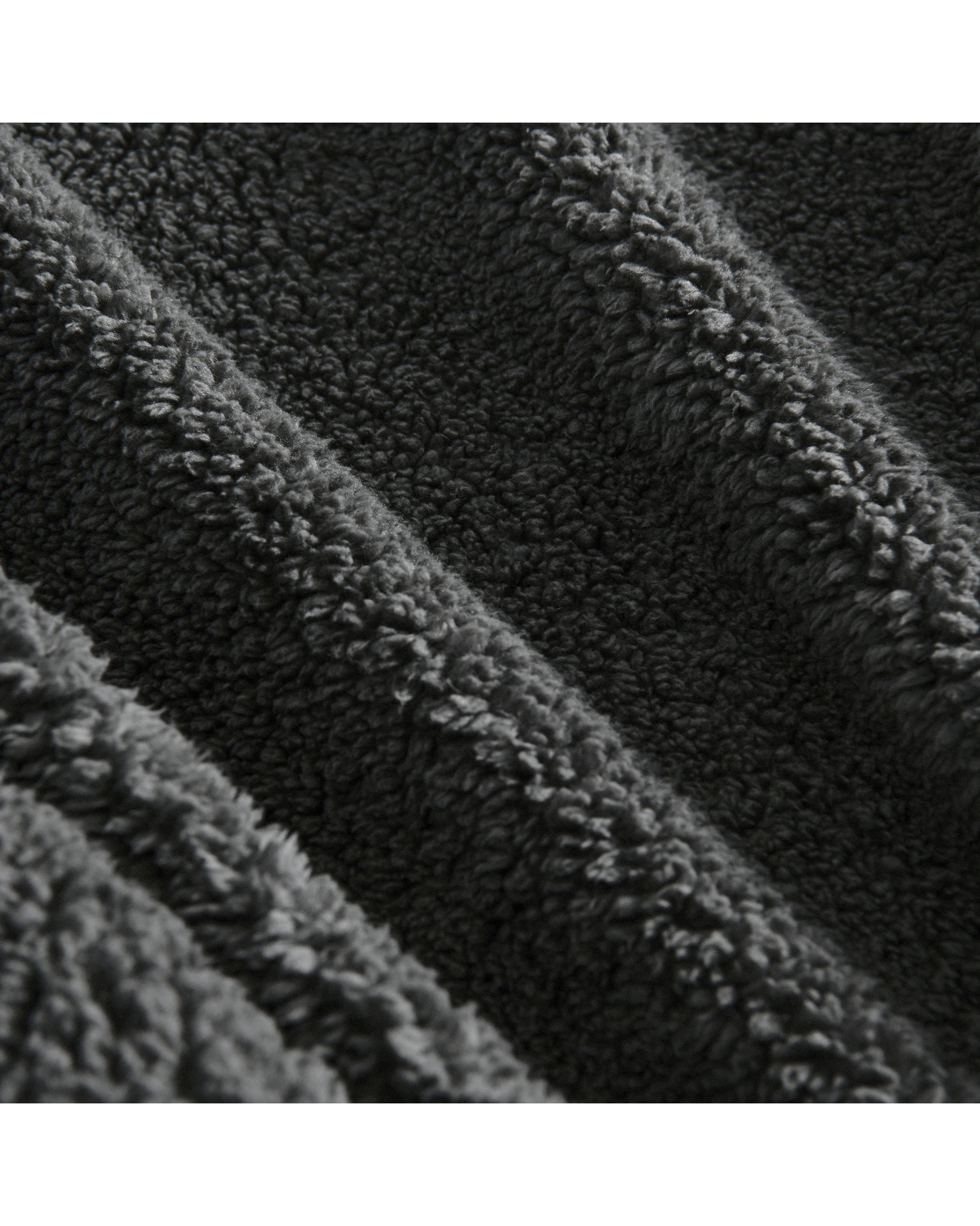 5 Dreamaker Jasper Teddy Fleece Quilt Cover Set - King Bed - Charcoal, 5 of 8
