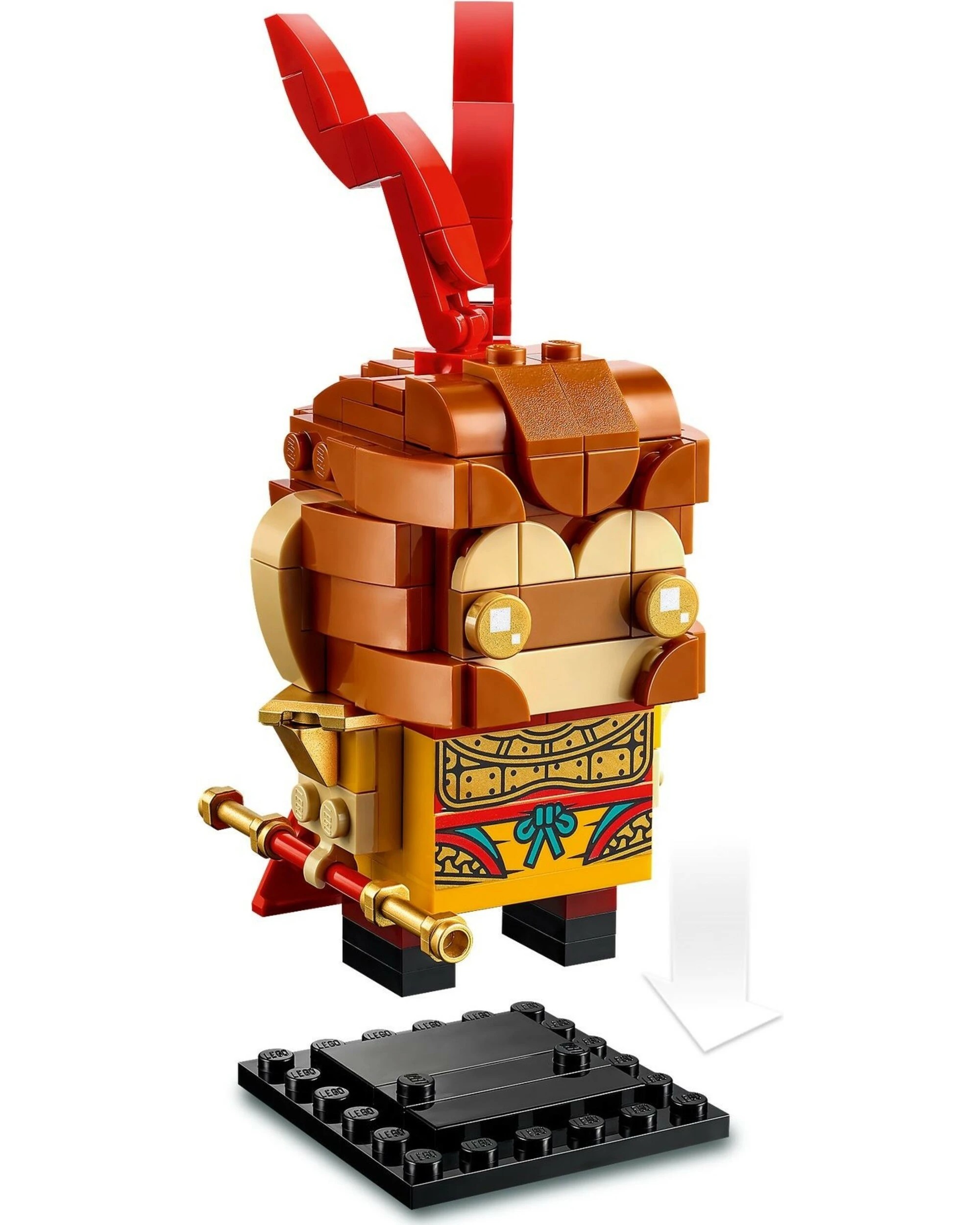 3 LEGO 40381 Monkey King BrickHeadz - Buildable Figure, 3 of 4