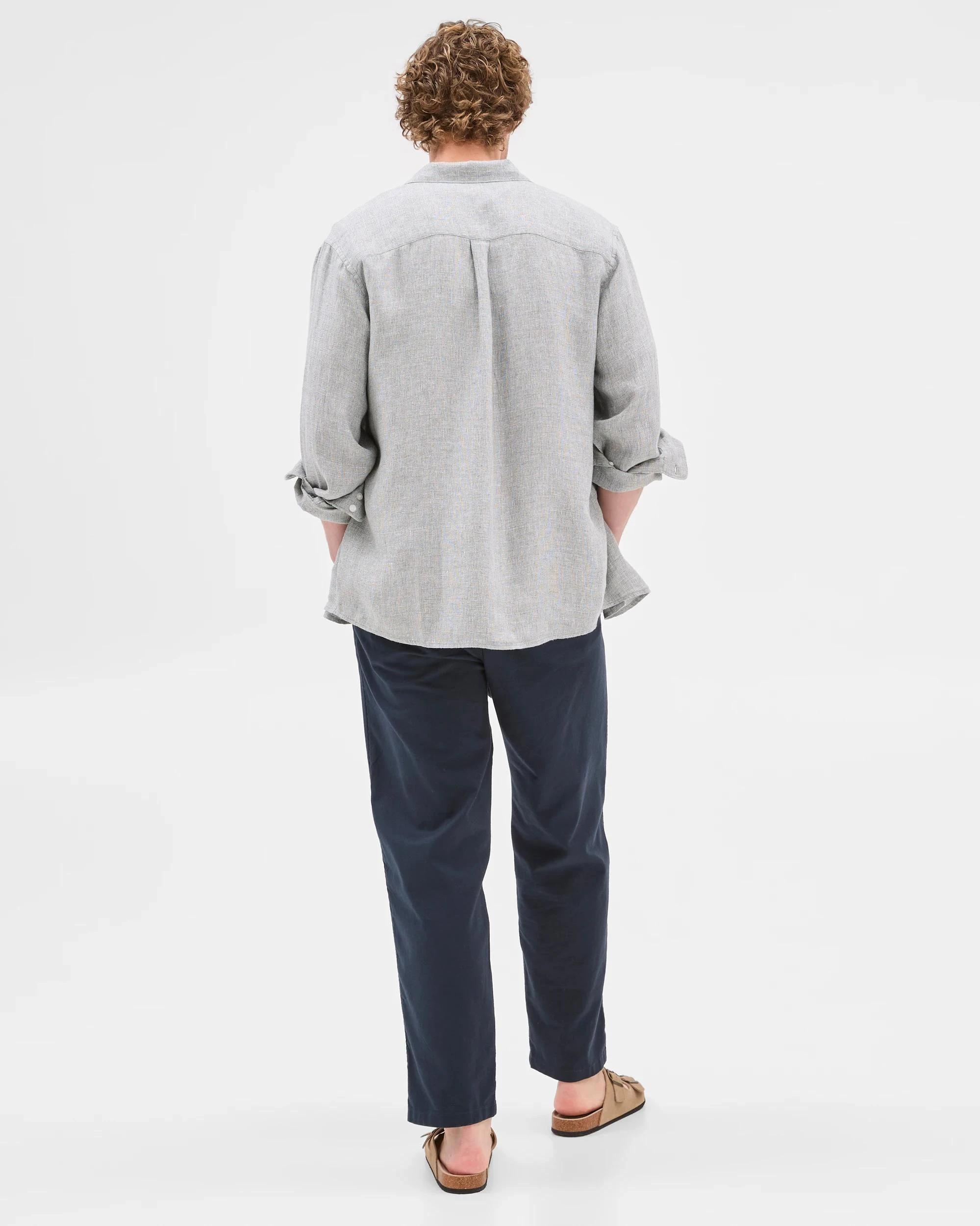 4 Target Australian Cotton Blend Pleated Pants NAVY, 4 of 7