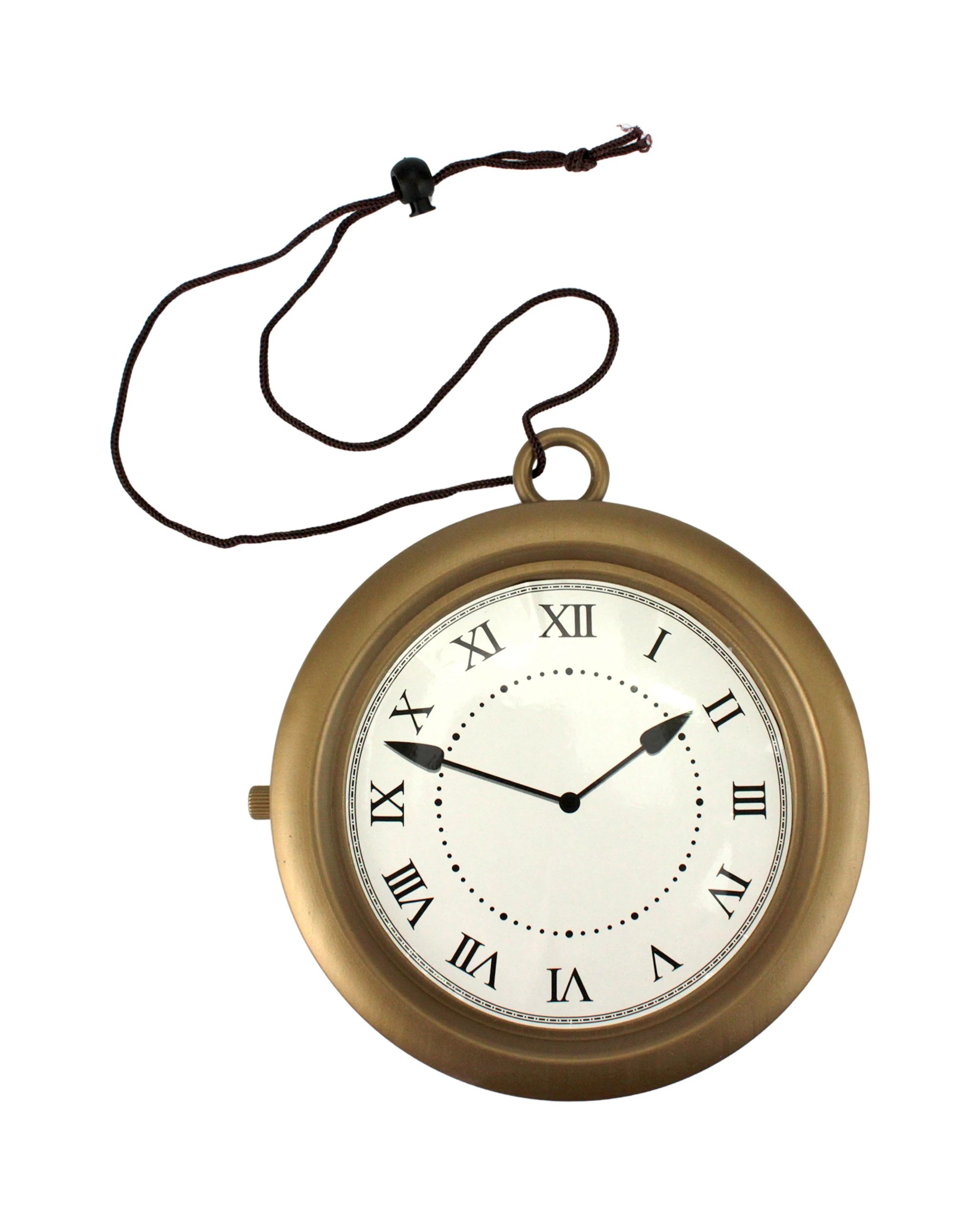 1 Party Planet Giant Clock Medallion - Gold, 1 of 4