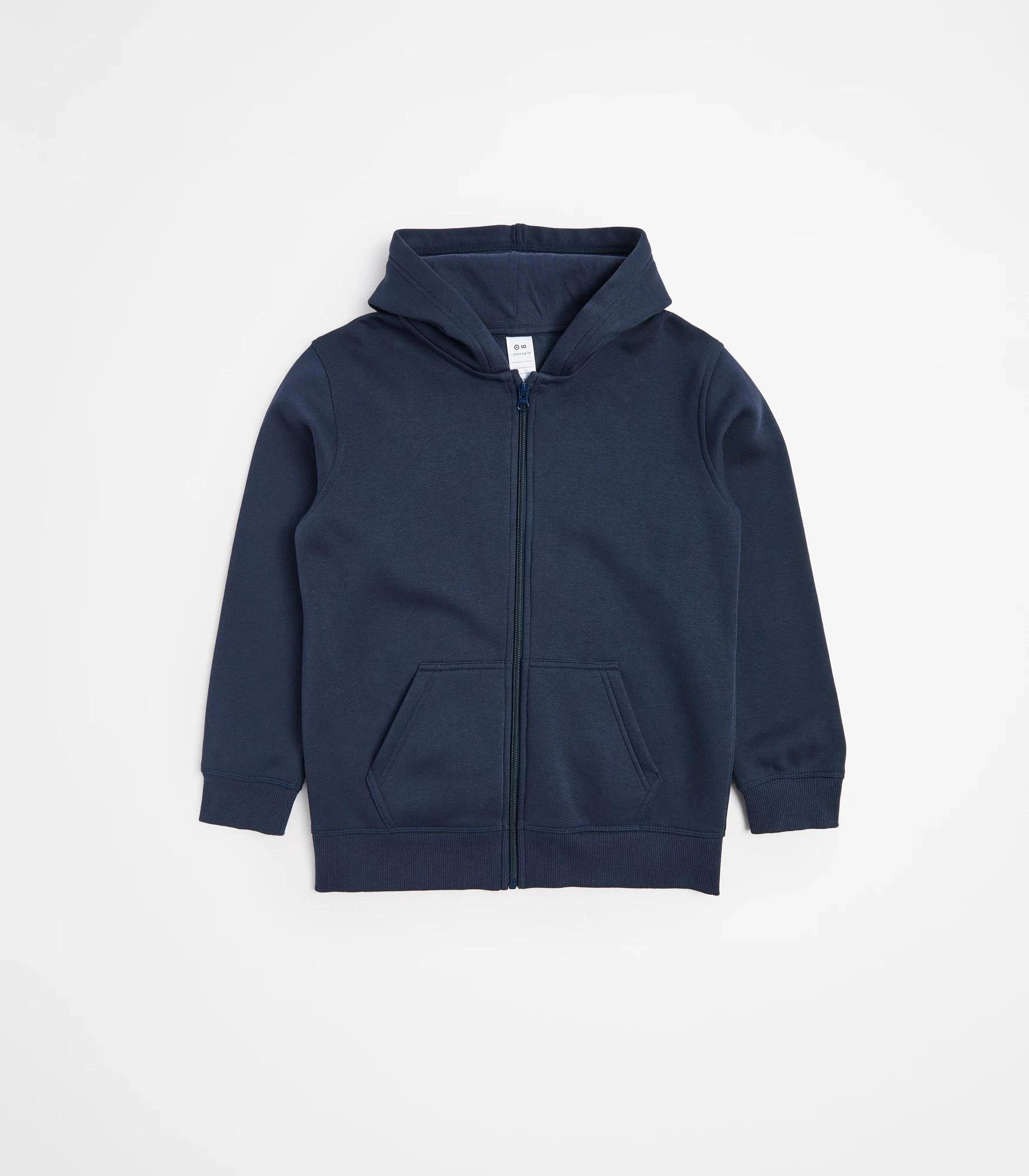 1 Target School Zip Thru Fleece Hoodie NAVY BLUE, 1 of 4