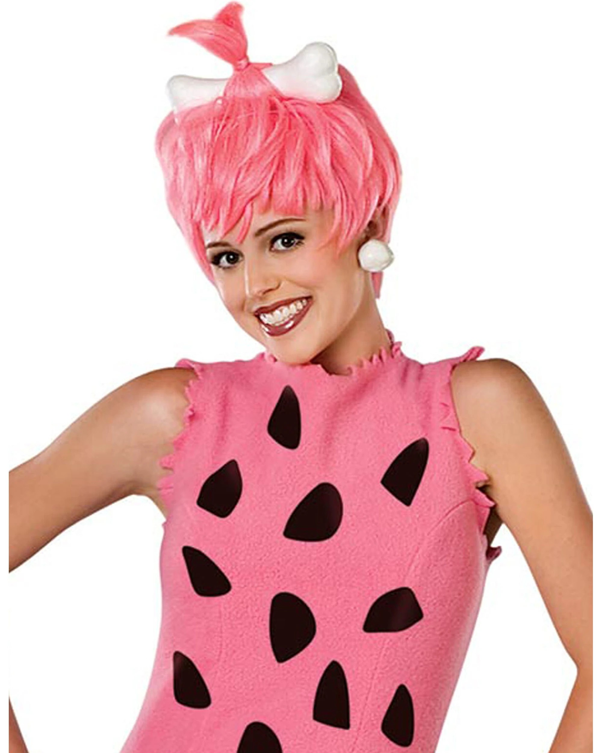 2 Rubies Pebbles Flintstone Deluxe Womens Dress Up Costume Size XS - Pink, 2 of 4