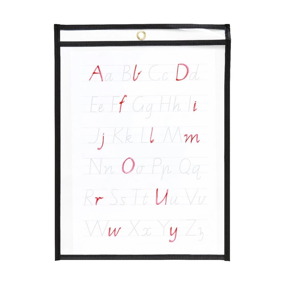 4 J.Burrows Erasable PVC Pockets 3 Pack, 4 of 5