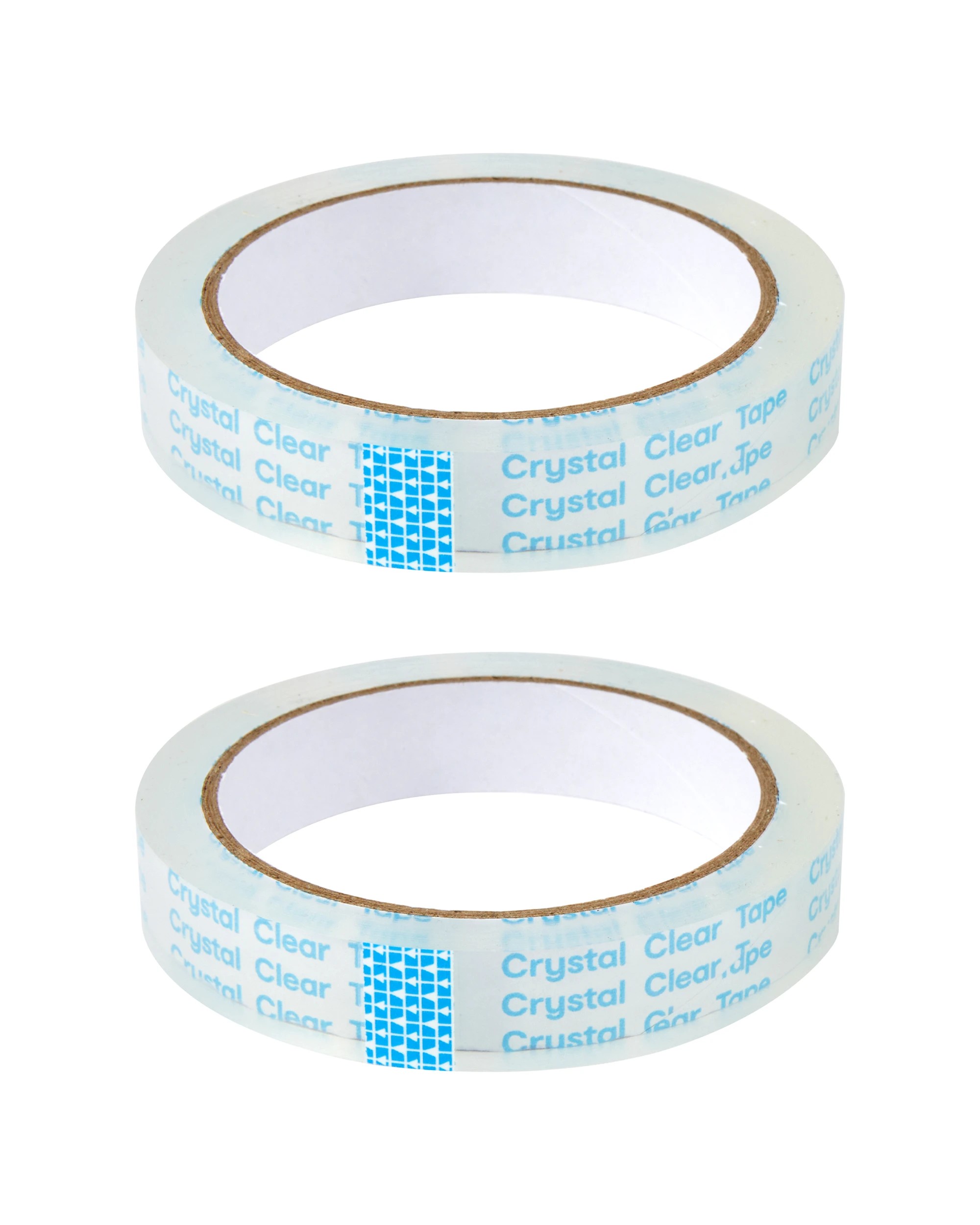 1 2 Pack Large Clear Tape - 6.6cm x 1.8cm, 1 of 4