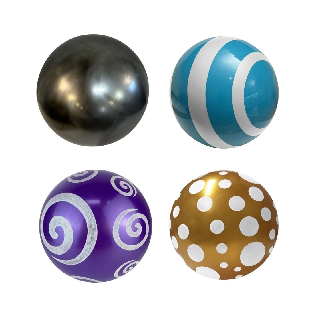 1 12in. Marble Ball - Assorted, 1 of 5