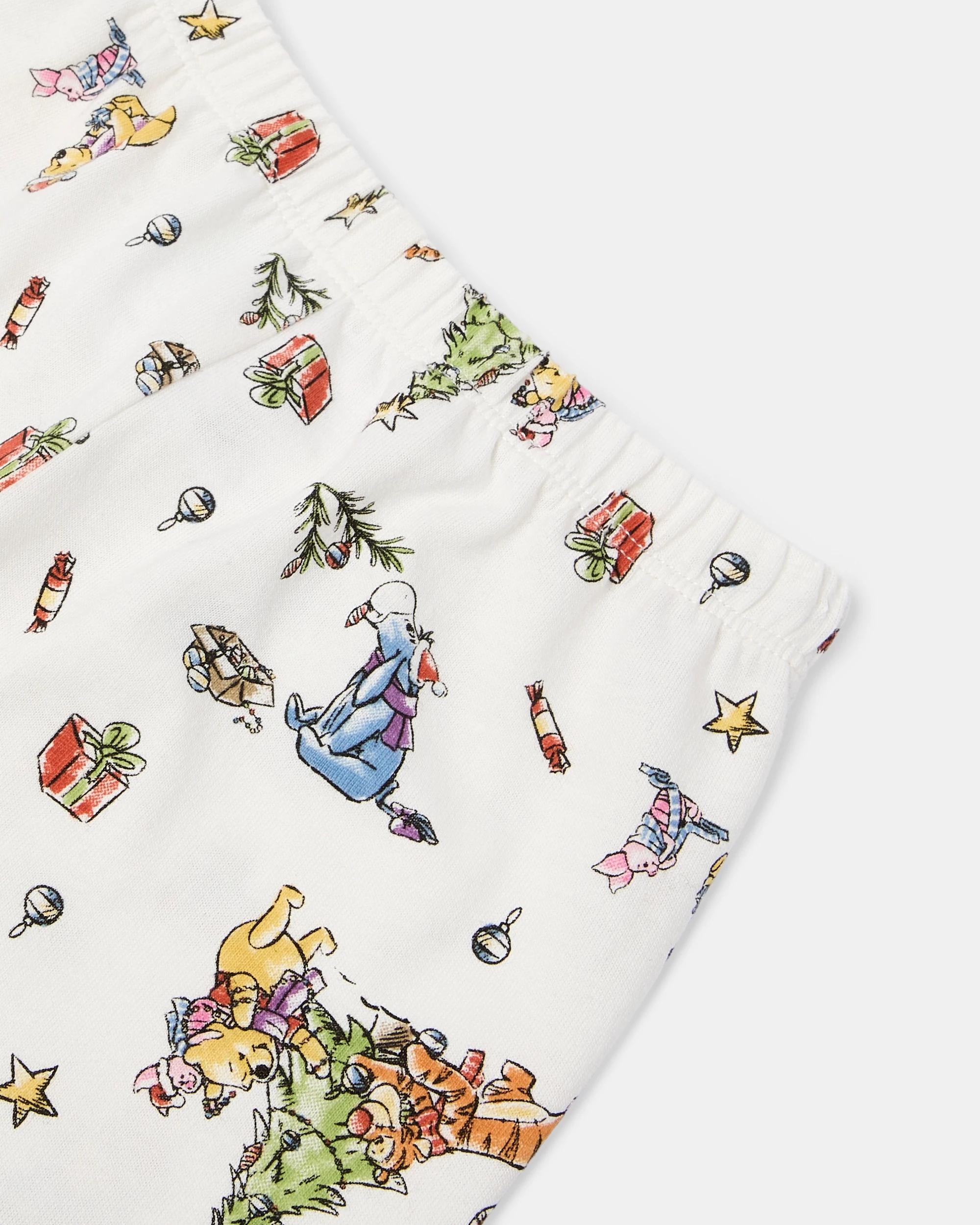 6 Family Matching Christmas Winnie The Pooh Mini Me Baby Pyjama Set Wtp, 6 of 7