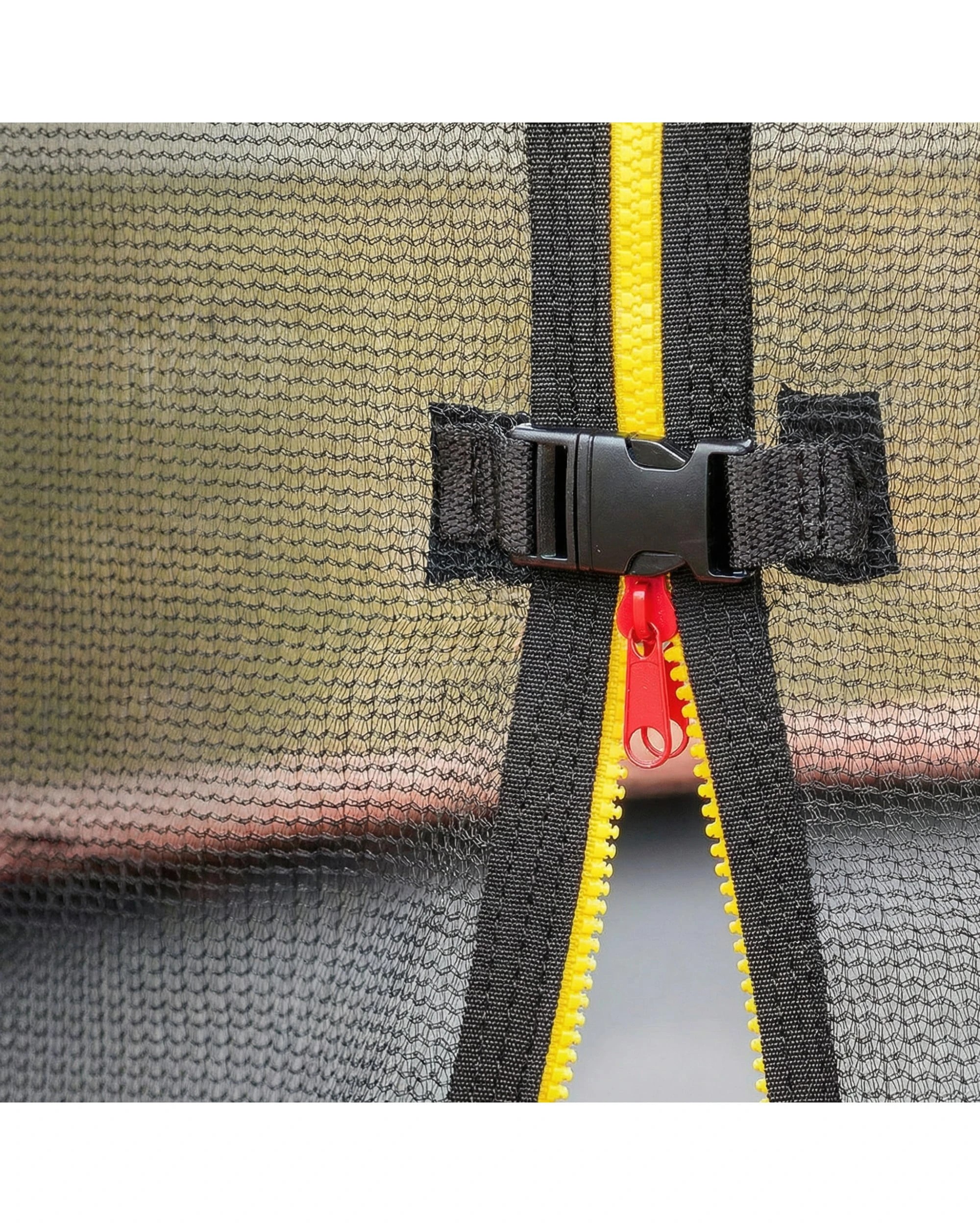 3 Kahuna 16ft Trampoline with LED Basketball Set and Roof - Green, 3 of 10