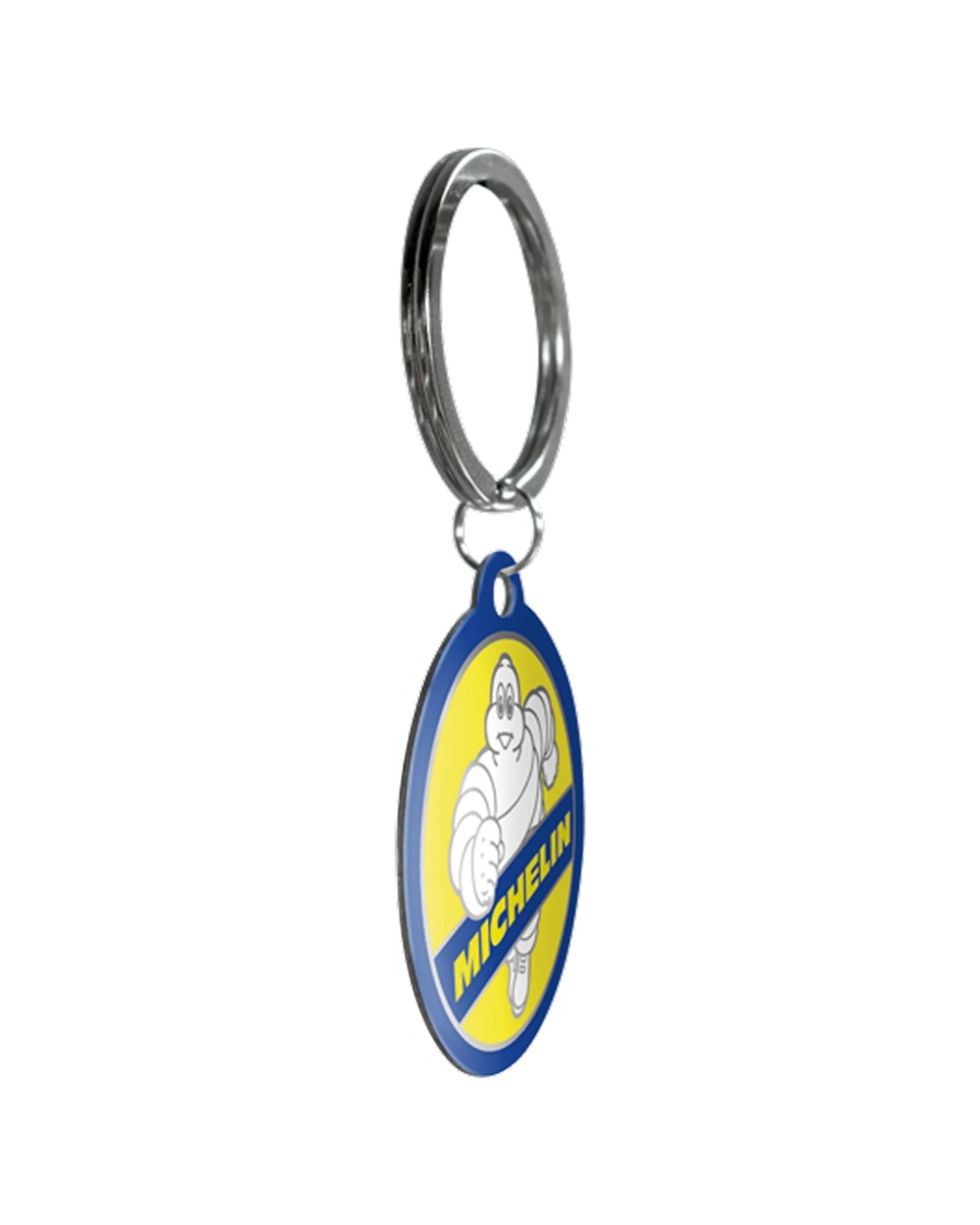 3 Nostalgic Art Stainless Steel Keyring Round Michelin Vintage Design - Multi, 3 of 5