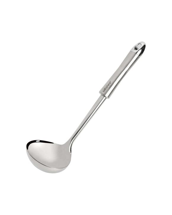 Wiltshire Industrial Long Handle Kitchen Utensil Stainless Steel Soup Ladle - Silver