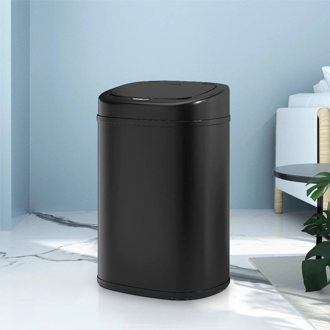 3 Devanti 82L Motion Sensor Bin Rubbish Automatic - Black, 3 of 5