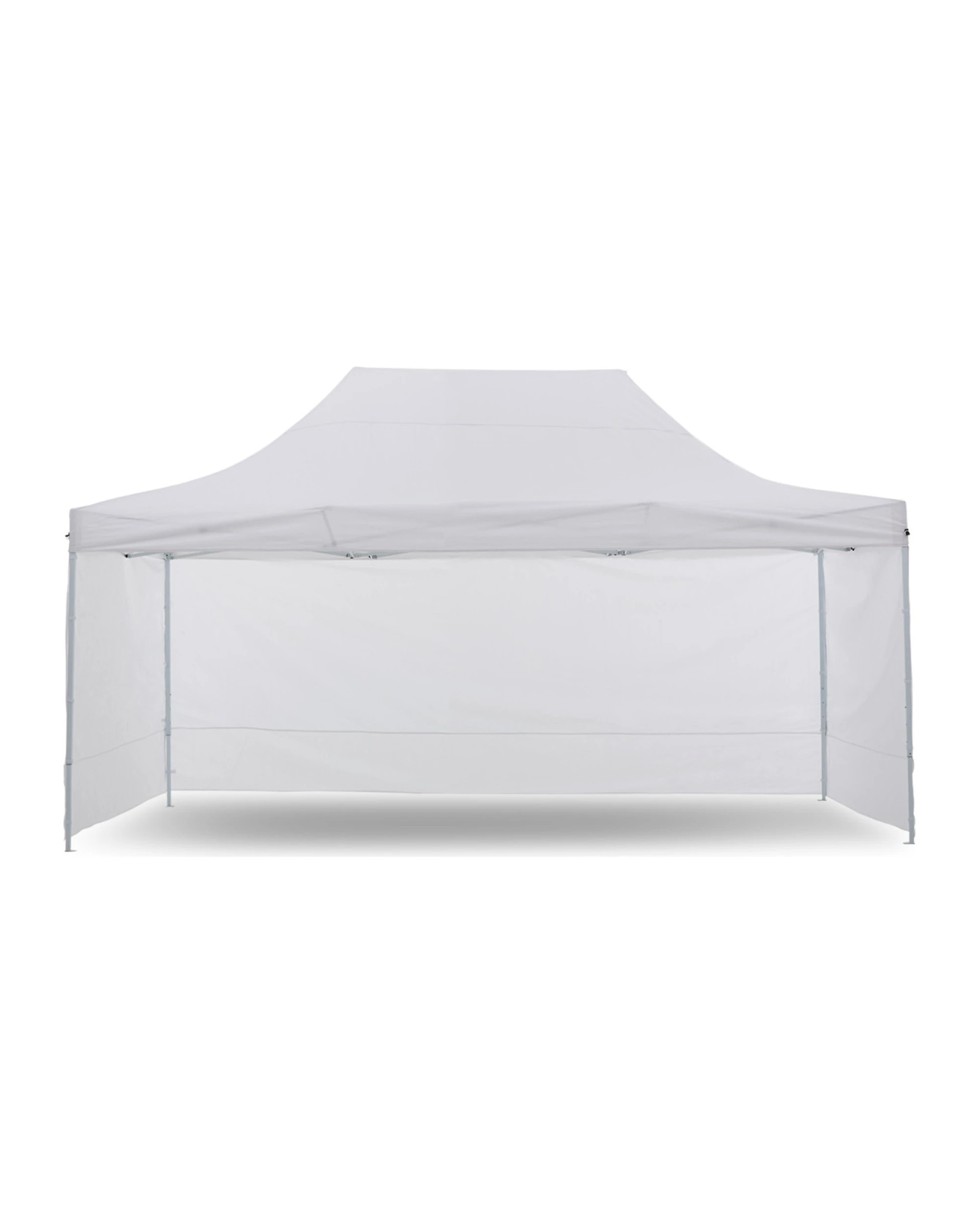 1 Wallaroo 3m x 4.5m Outdoor Gazebo Folding Party Tent Marquee Canopy Camping Beach - White, 1 of 7