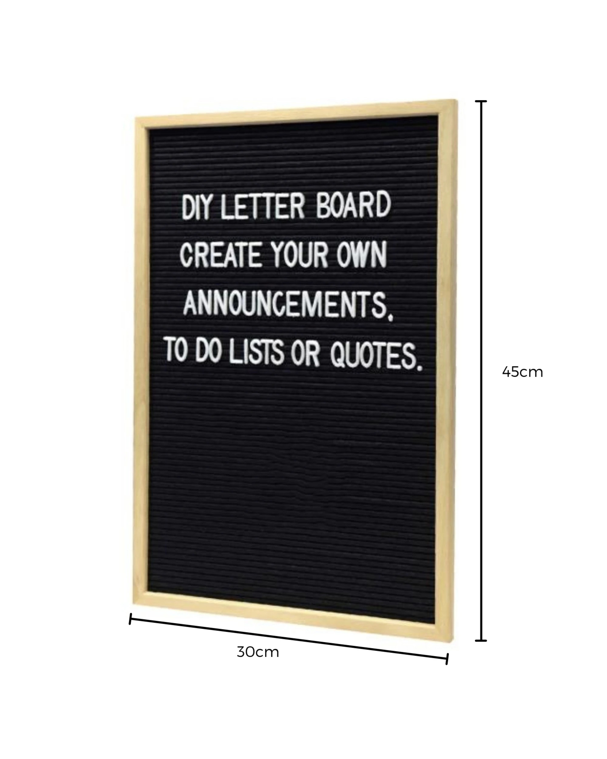 3 Durmaz Letter Board Kit 30cm x 45cm, 3 of 4