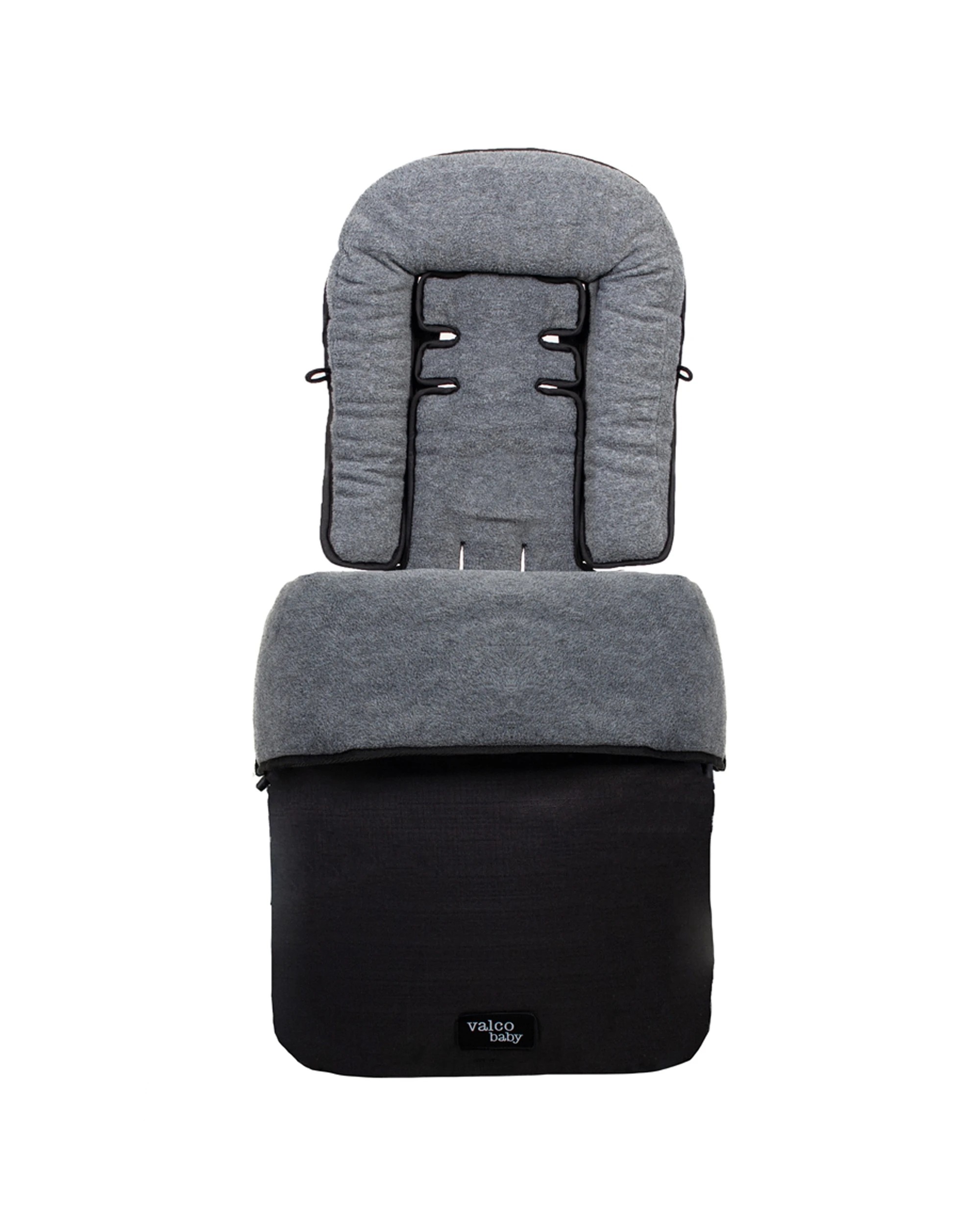 1 ValcoBaby Snug Pram Stroller Liner Footmuff Warm Winter Universal Fit Night - Grey, 1 of 5