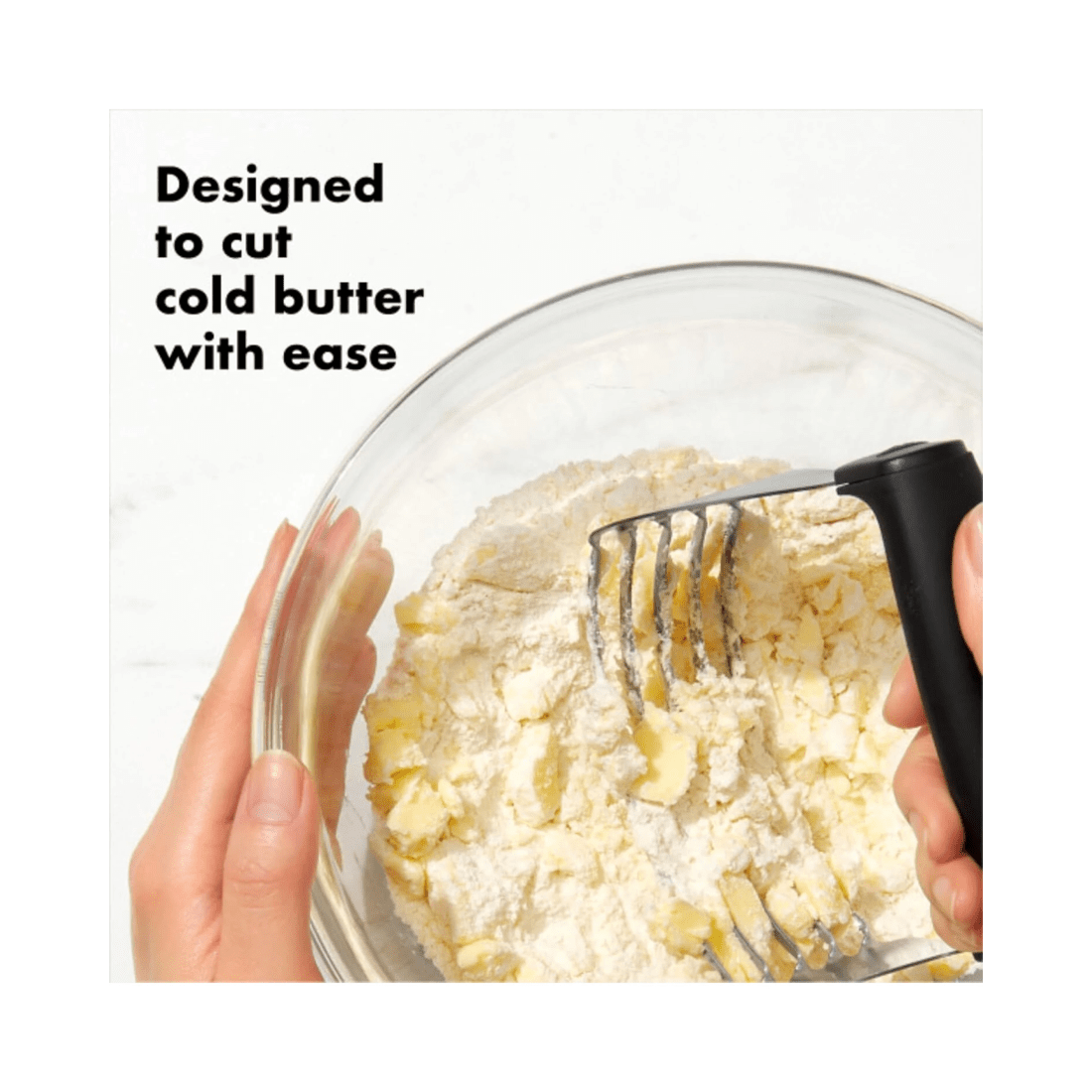 2 OXO Good Grips Dough Blender & Cutter | Stainless Steel Blades, Non-Slip Handle, Dishwasher Safe, 2 of 7