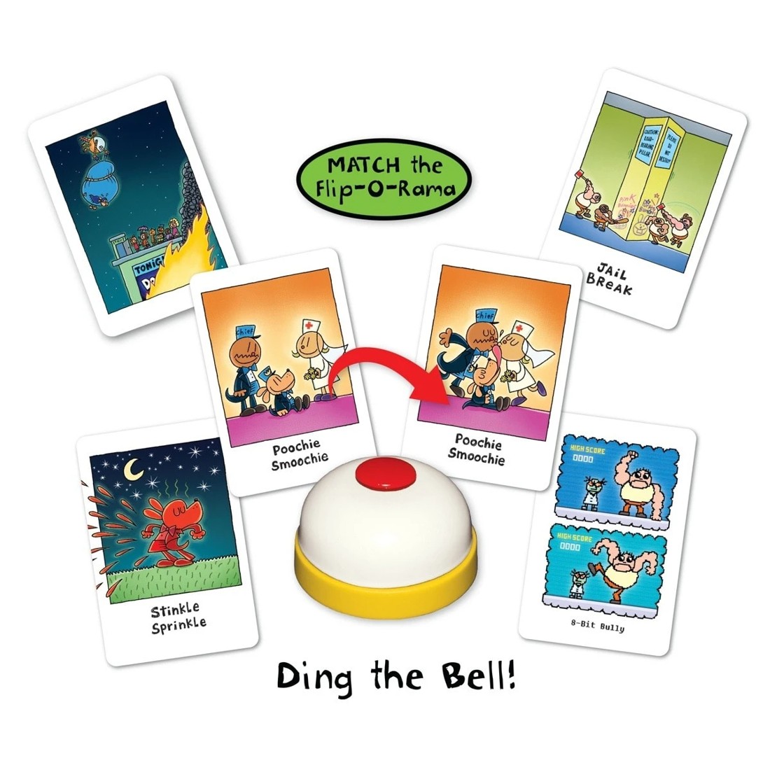 2 Dog Man The Scarlet Shedder Flip-O-Rama Game, 2 of 6