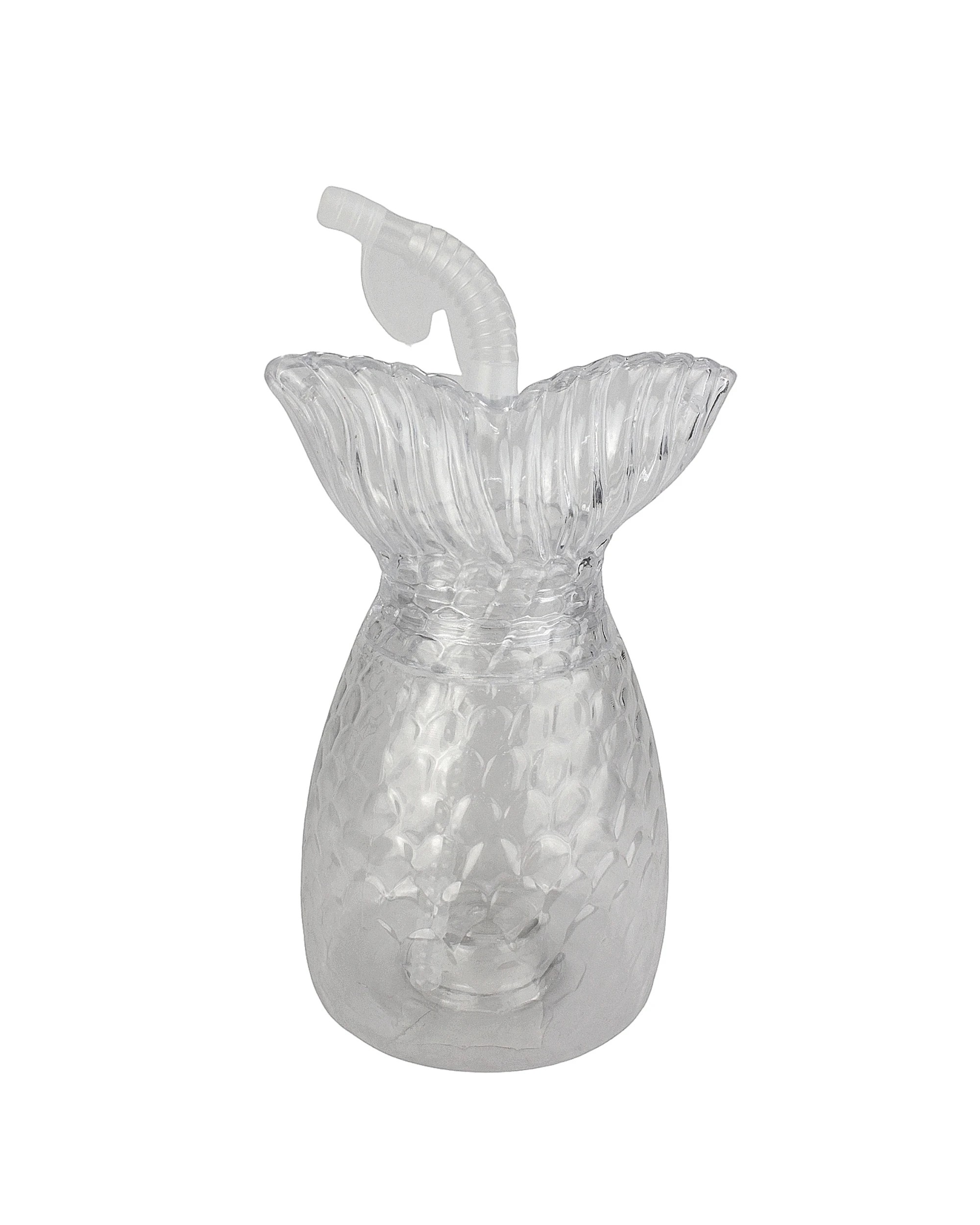 1 Party Maker Mermaid Tail Novelty Cup With Straw - Clear, 1 of 3