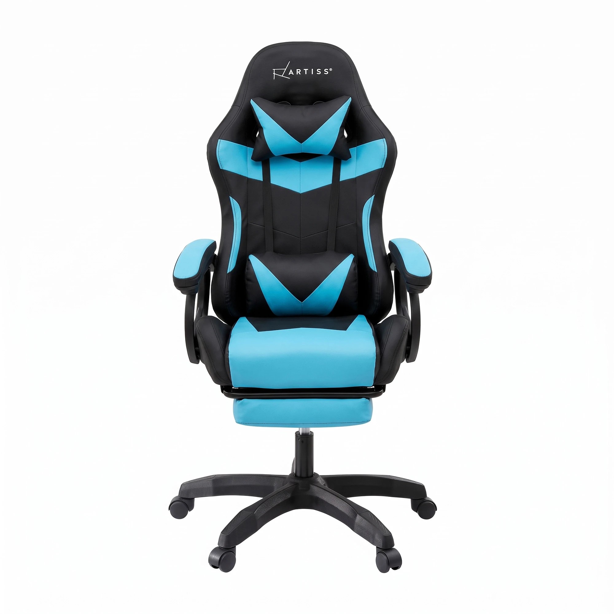 3 Artiss Gaming Office Chair with 8 Point Message Reline Ergonomic- Black, 3 of 7