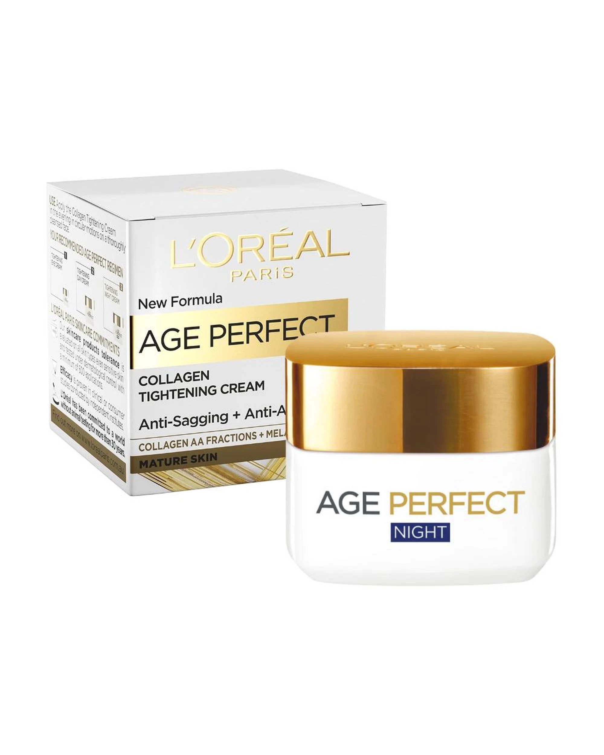 3 L'Oreal Paris Age Perfect Collagen Tightening Day & Night Cream 50mL Duo, 3 of 3