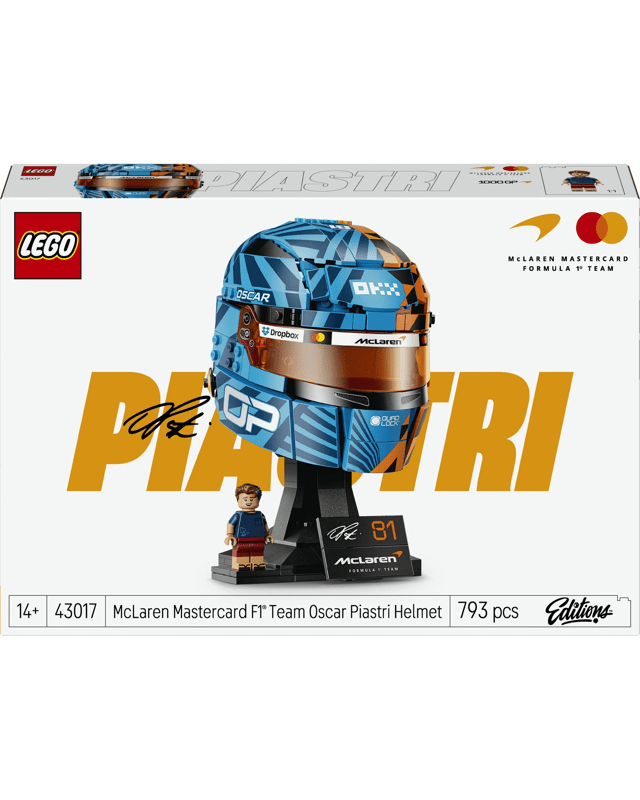 LEGO Editions McLaren Mastercard F1 Team Oscar Piastri Helmet 4
