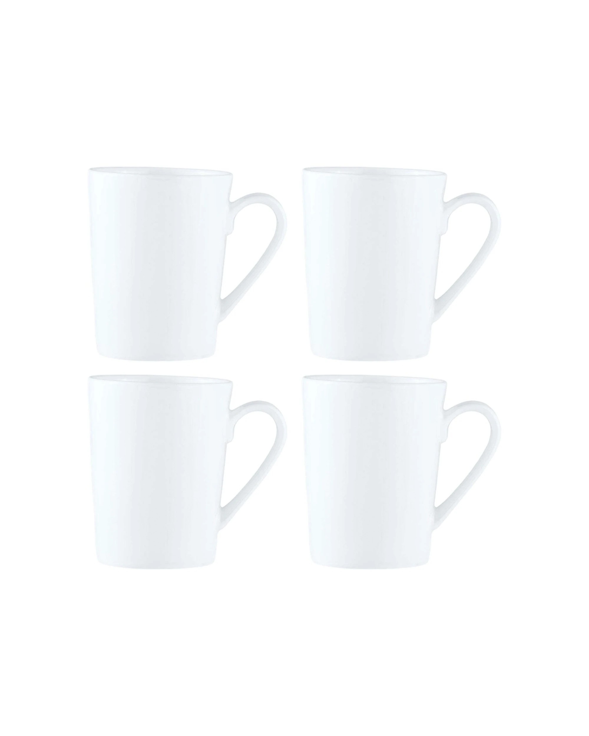 1 Maxwell & Williams 4x Cashmere Tall Coffee Mug Fine Bone China Set 450ml - White, 1 of 2