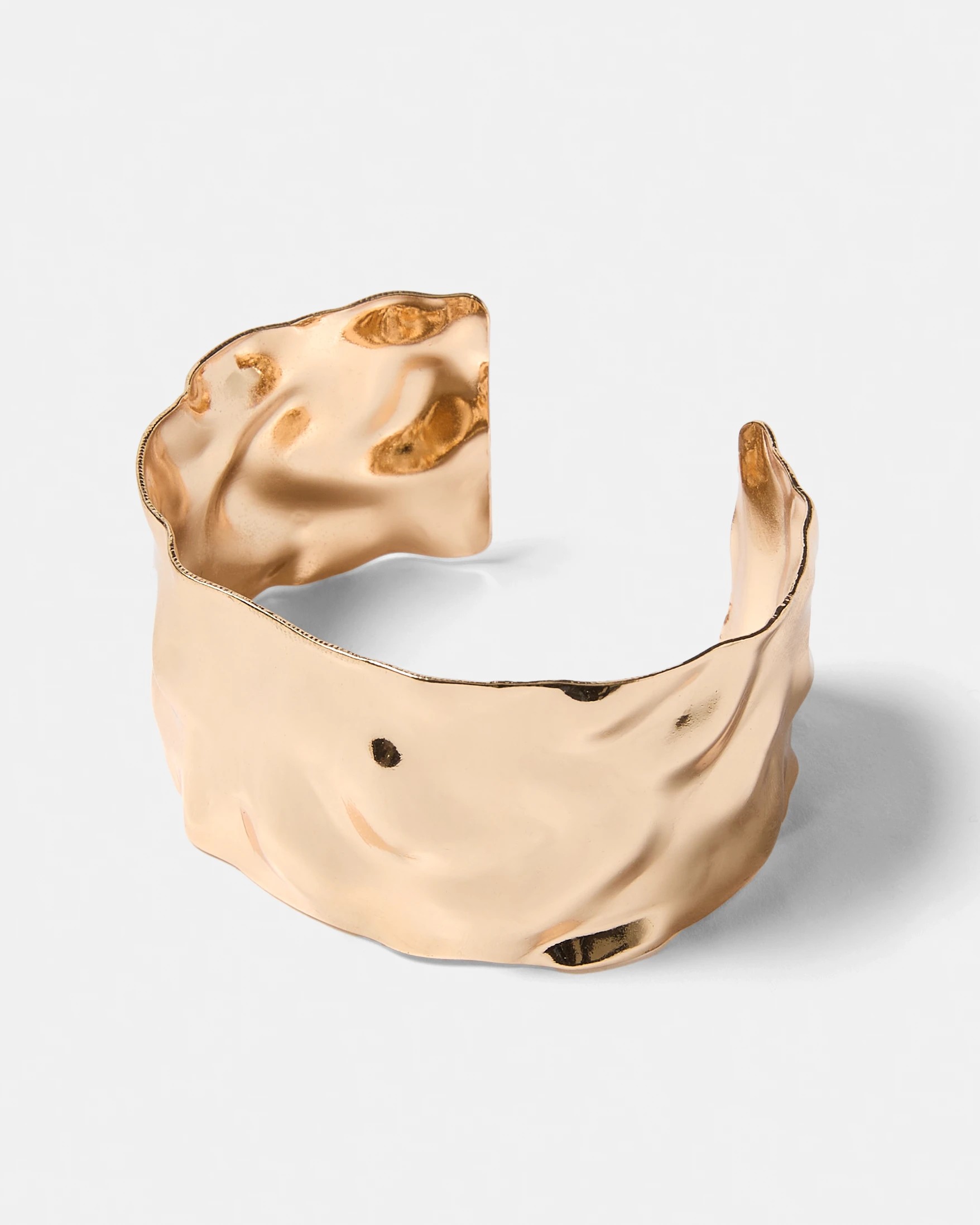 1 Molten Cuff Bracelet - Gold Tone, 1 of 6
