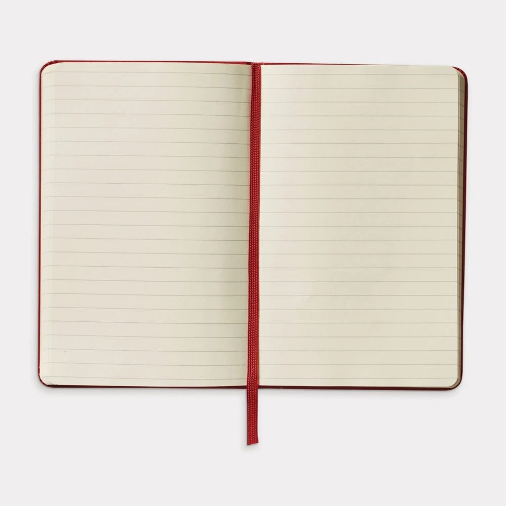 2 Moleskine Classic Hard Cover Ruled Pocket Notebook Red, 2 of 5