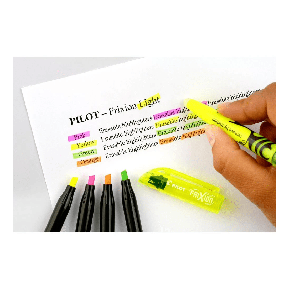 3 PILOT Frixion Light Erasable Highlighter Yellow, 3 of 3