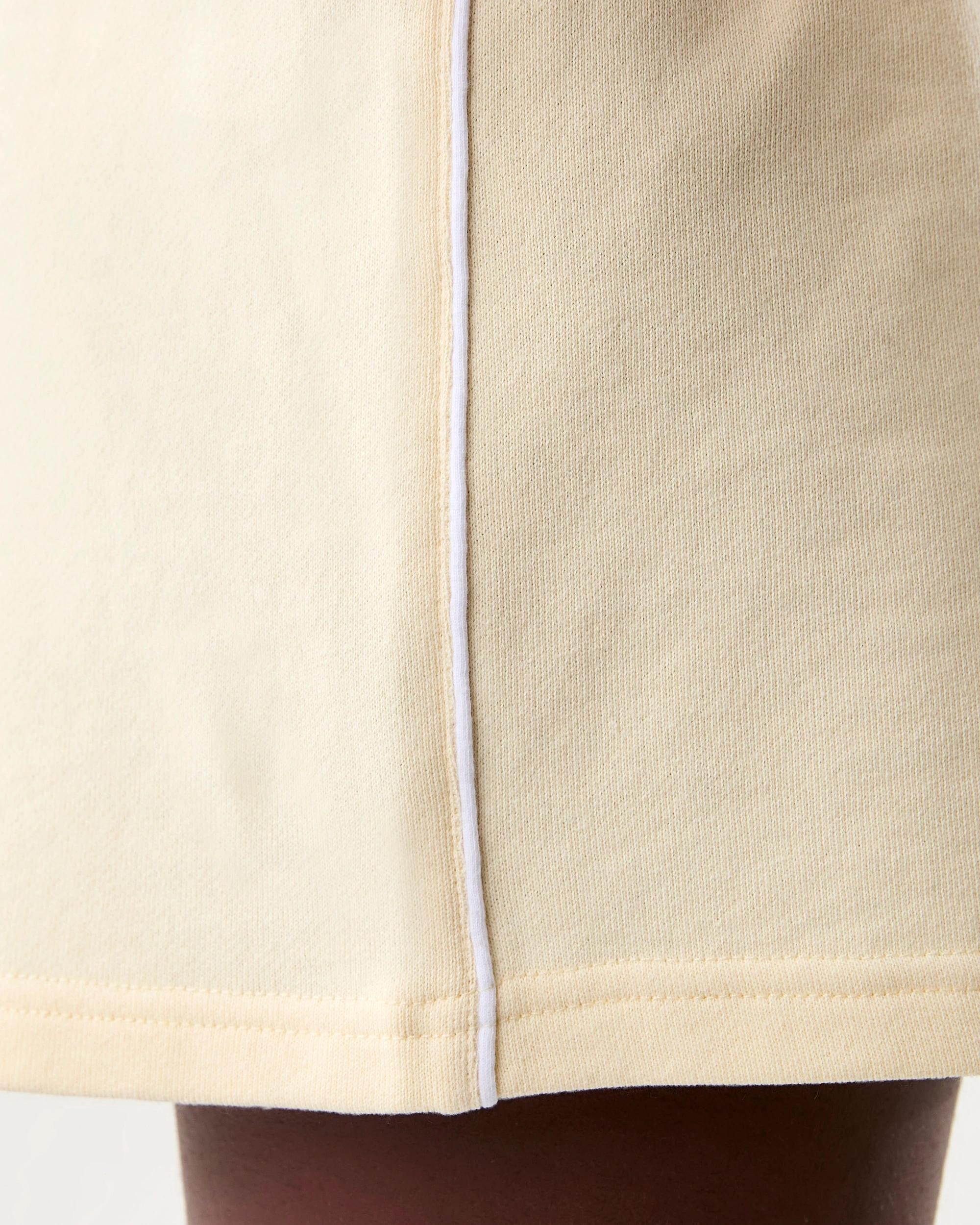3 French Terry Shorts with Piping Almond Ylw, 3 of 6