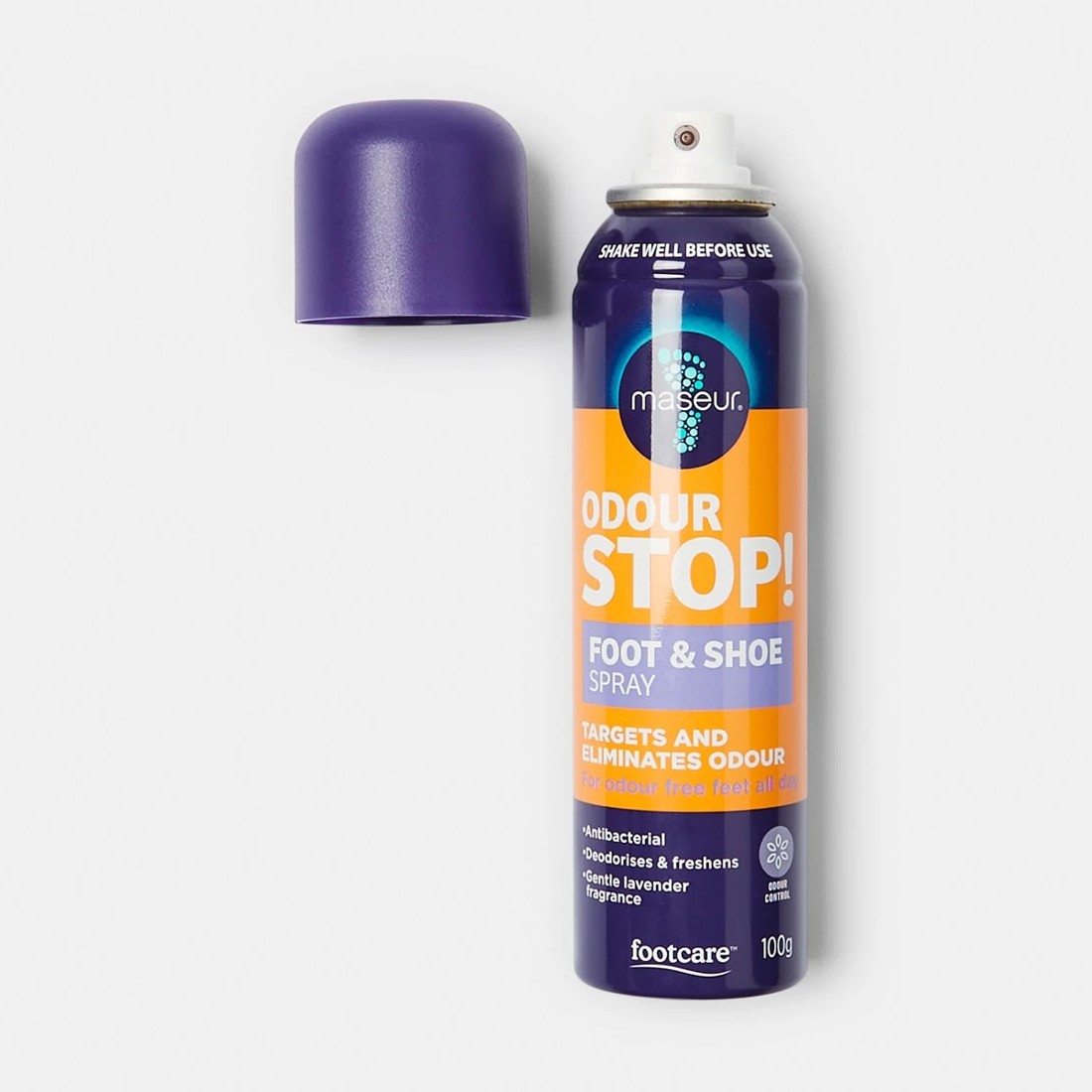 2 Footcare Odour Stop Foot and Shoe Spray, 2 of 3