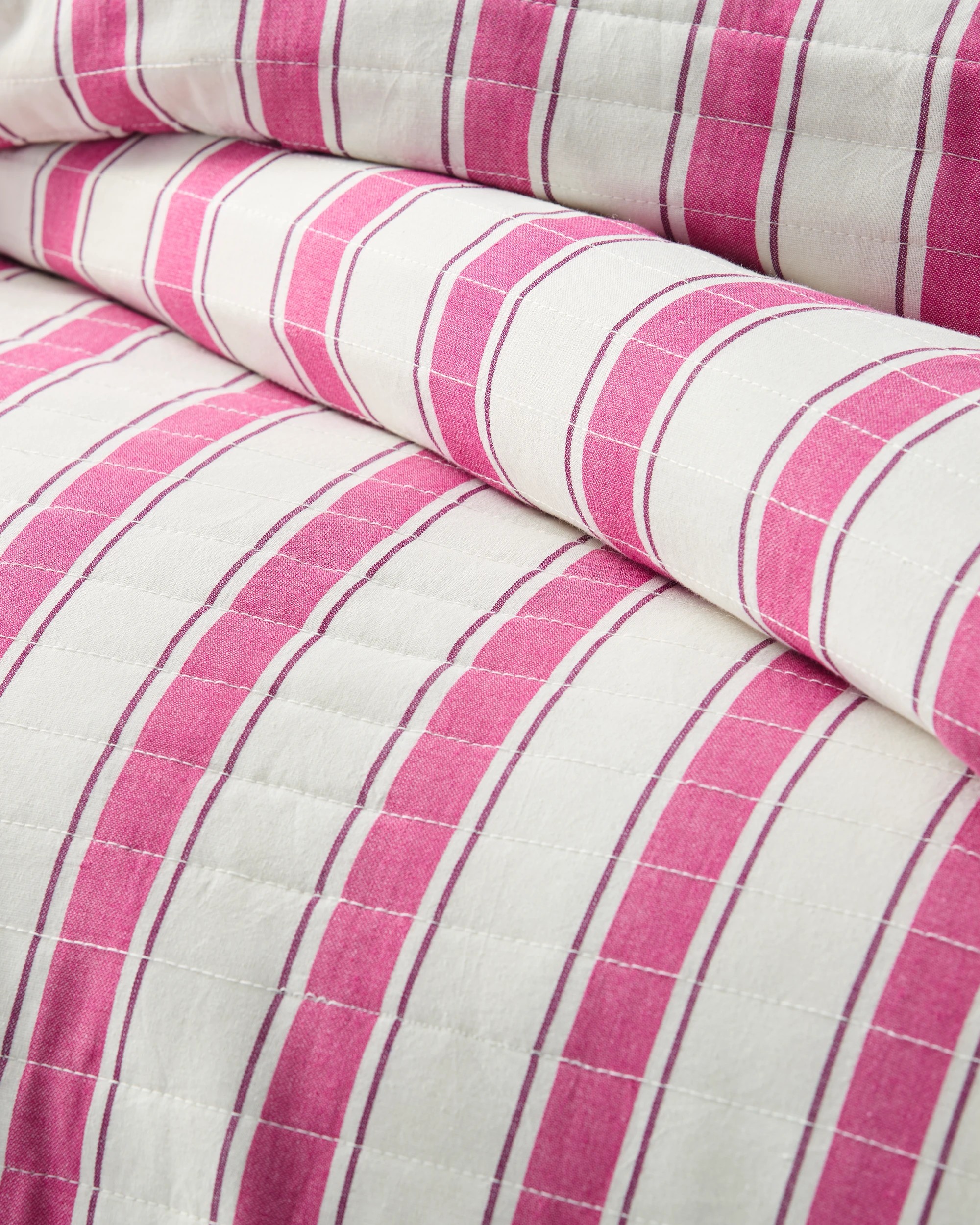8 Target Esther Stripe Quilted Coverlet Set - King Bed - Pink, 8 of 8