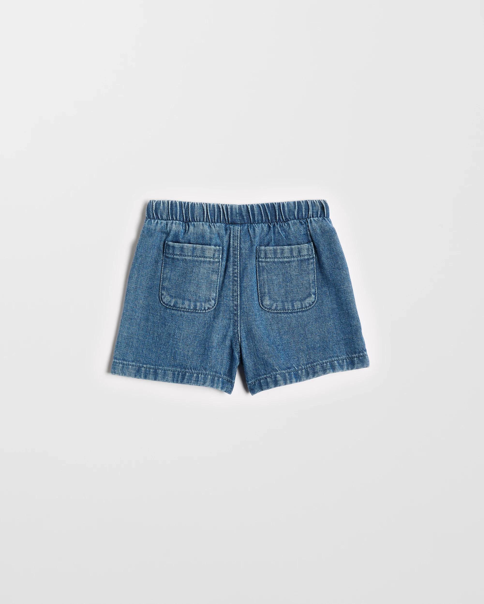 3 Target Baby Girls Denim Skort BLUE MID WASH, 3 of 3