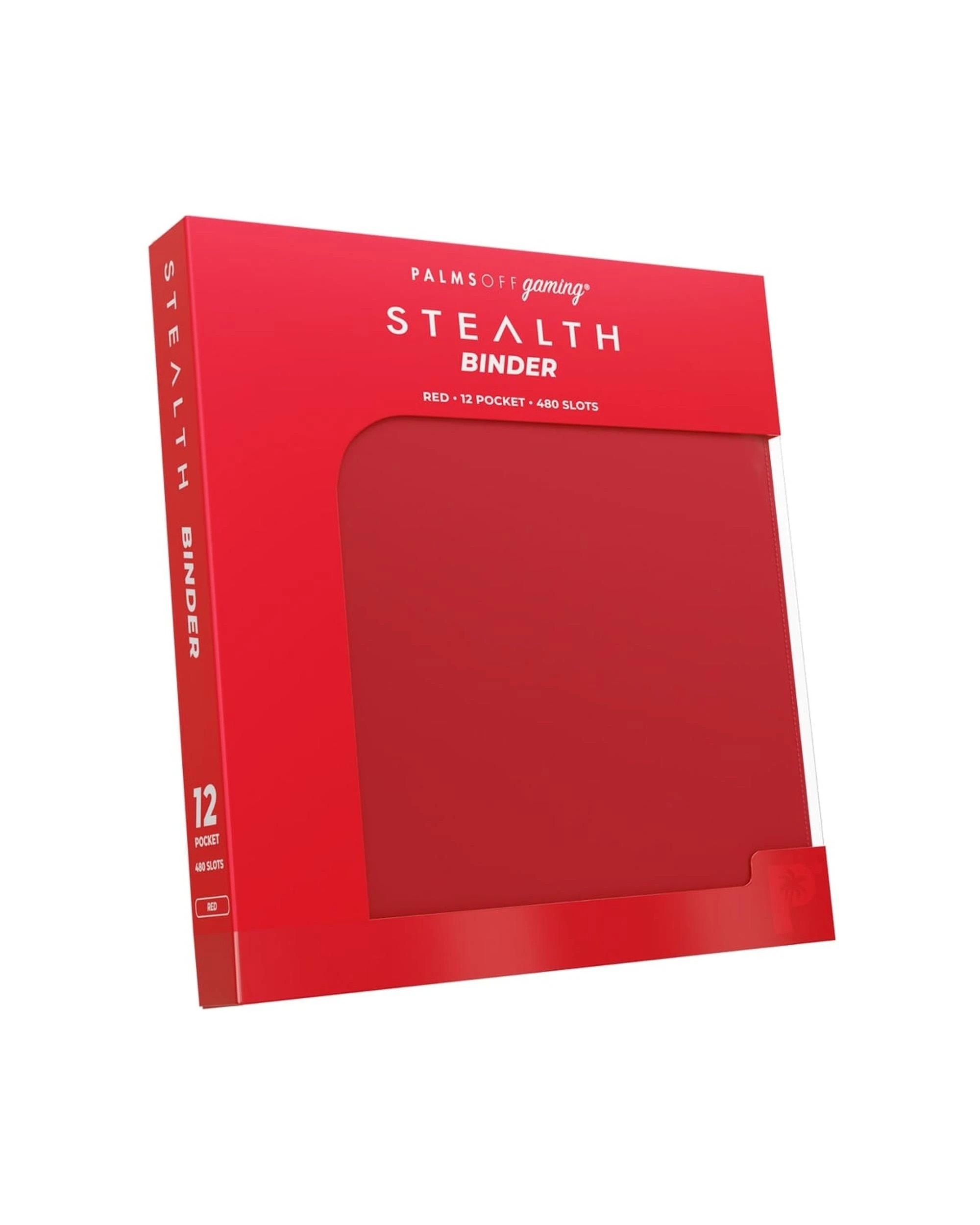 8 Palms Off Gaming Stealth 12 Pocket Zip Binder - Red, 8 of 8