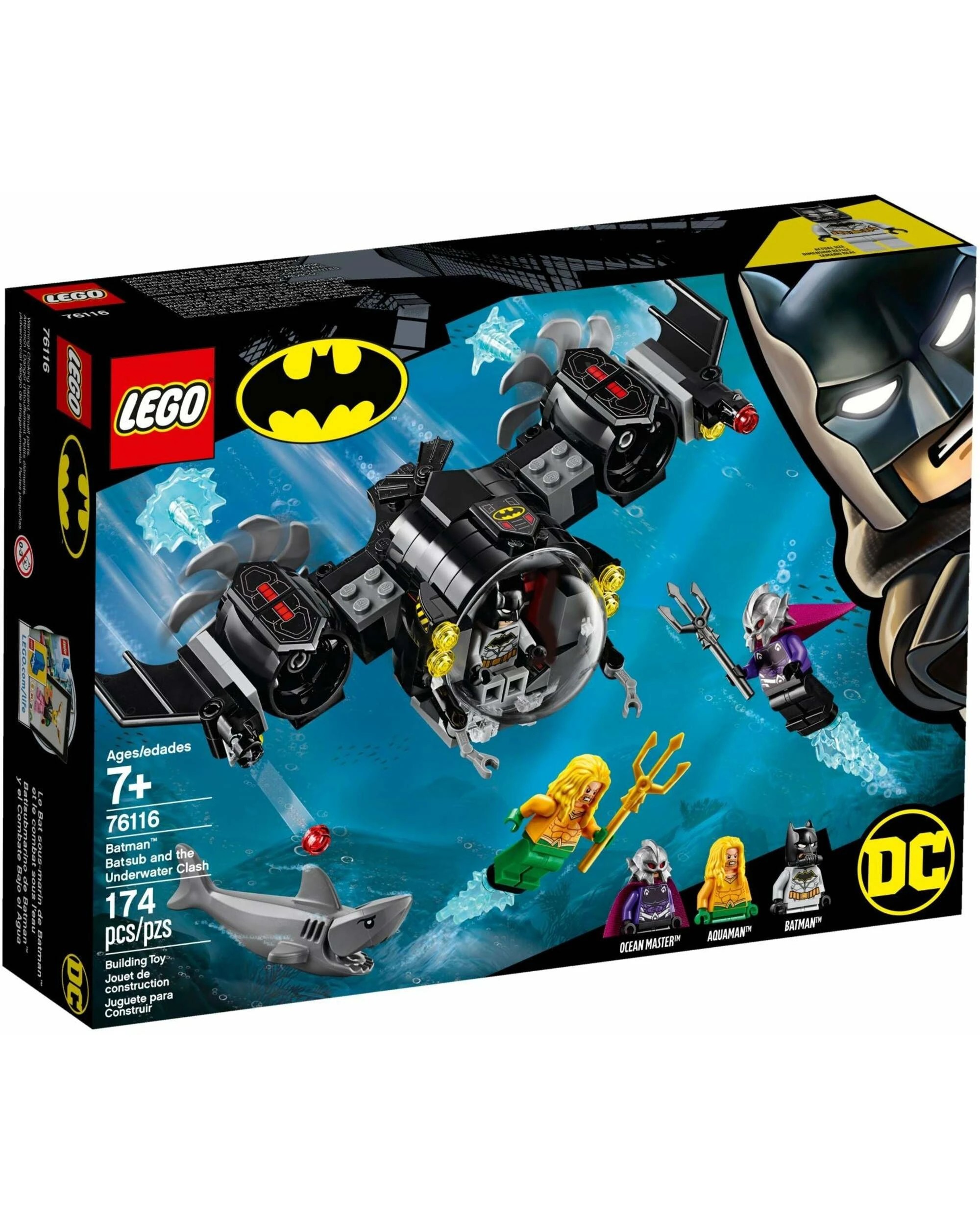 1 LEGO 76116 Super Heroes Batman Bat Sub and the Underwater Clash, 1 of 4