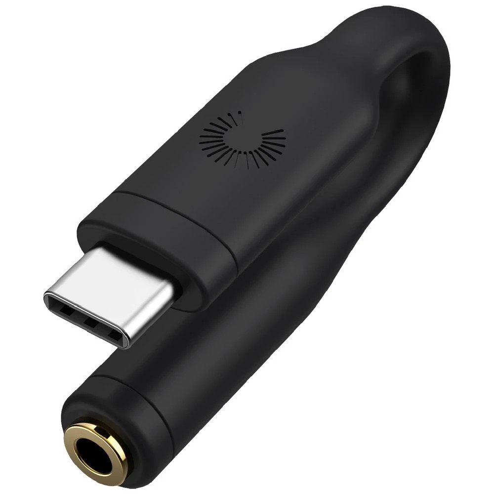 1 Comsol USB-C to 3.5mm Audio Adapter Black, 1 of 6