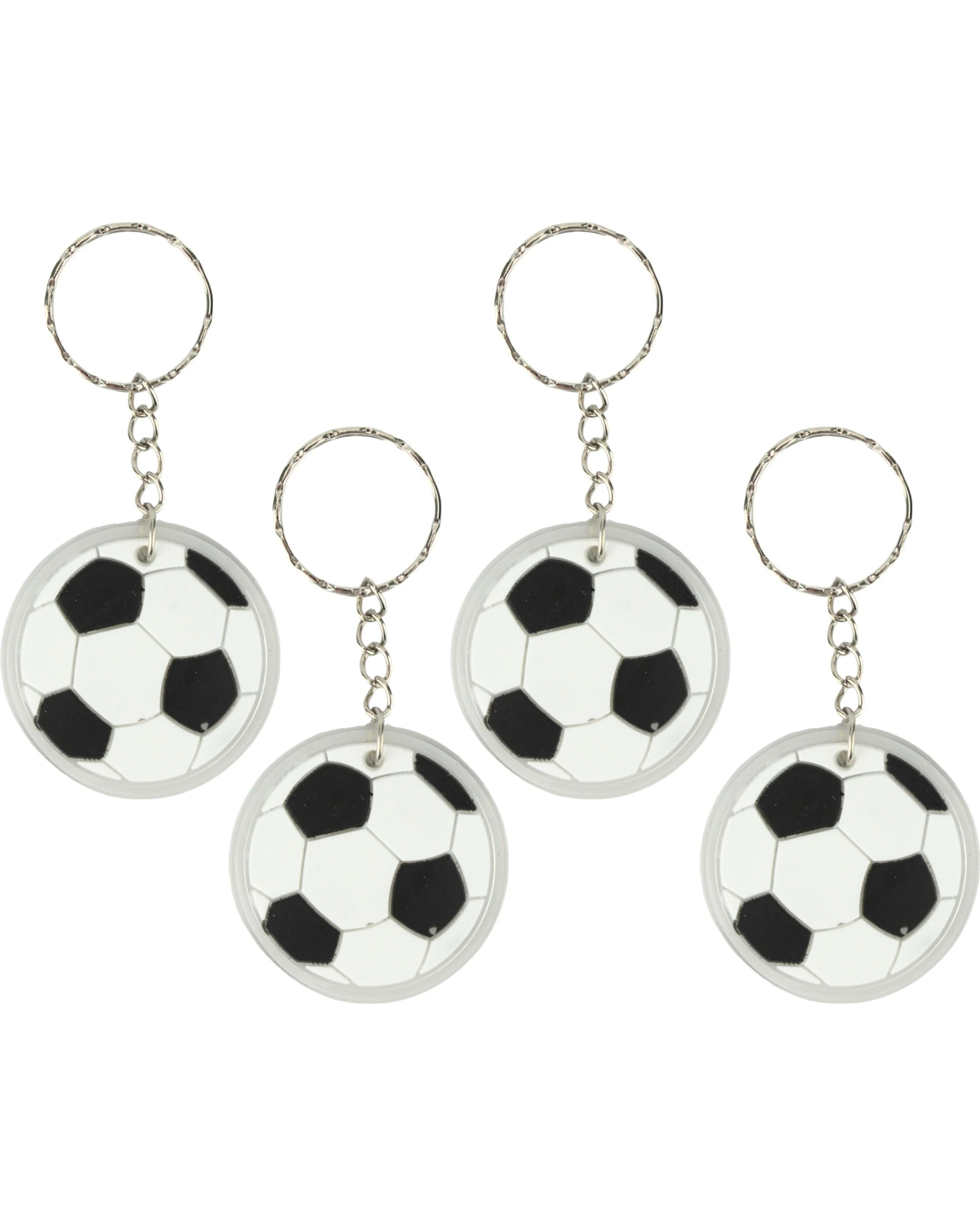 1 Partyrama Pack of 12 Soccer Ball Keyrings, 1 of 3