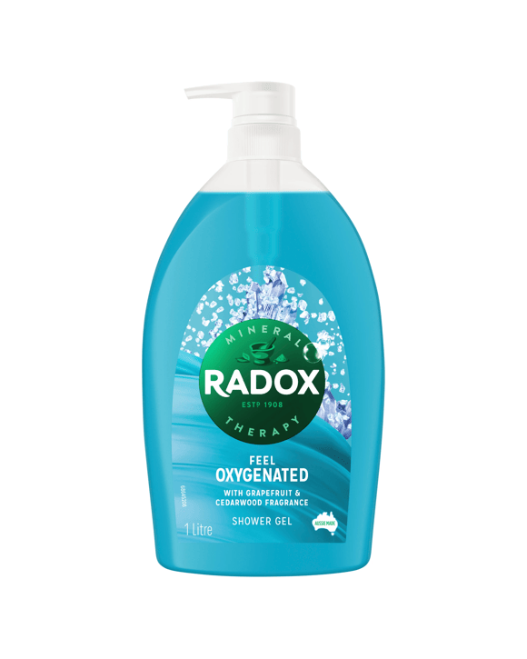 Radox Feel Oxygenated Shower Gel 1L - Grapefruit & Cedarwood Fragrance