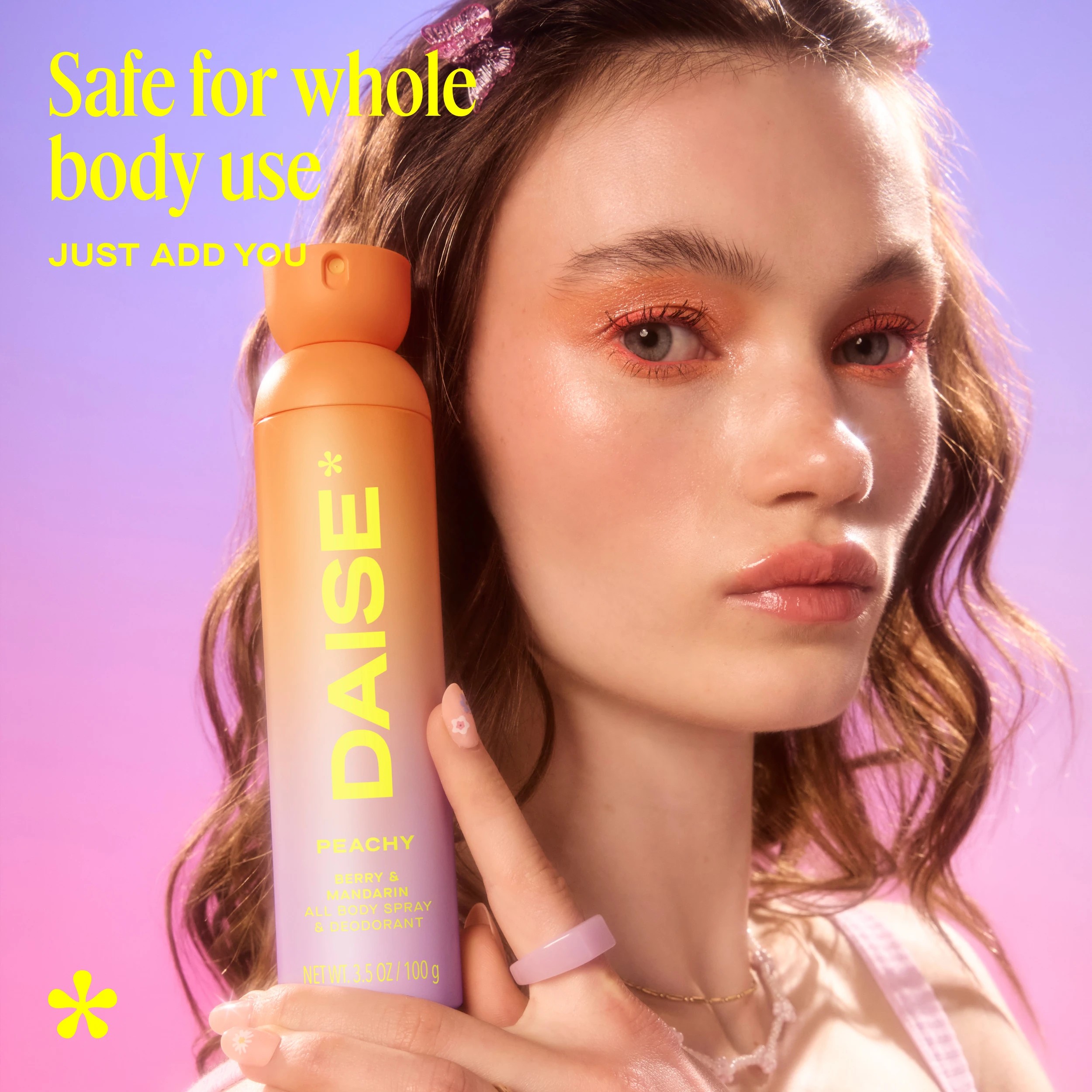 3 DAISE Peachy All Body Spray and Deodorant 120ml - Berry and Mandarin Scent, 3 of 10