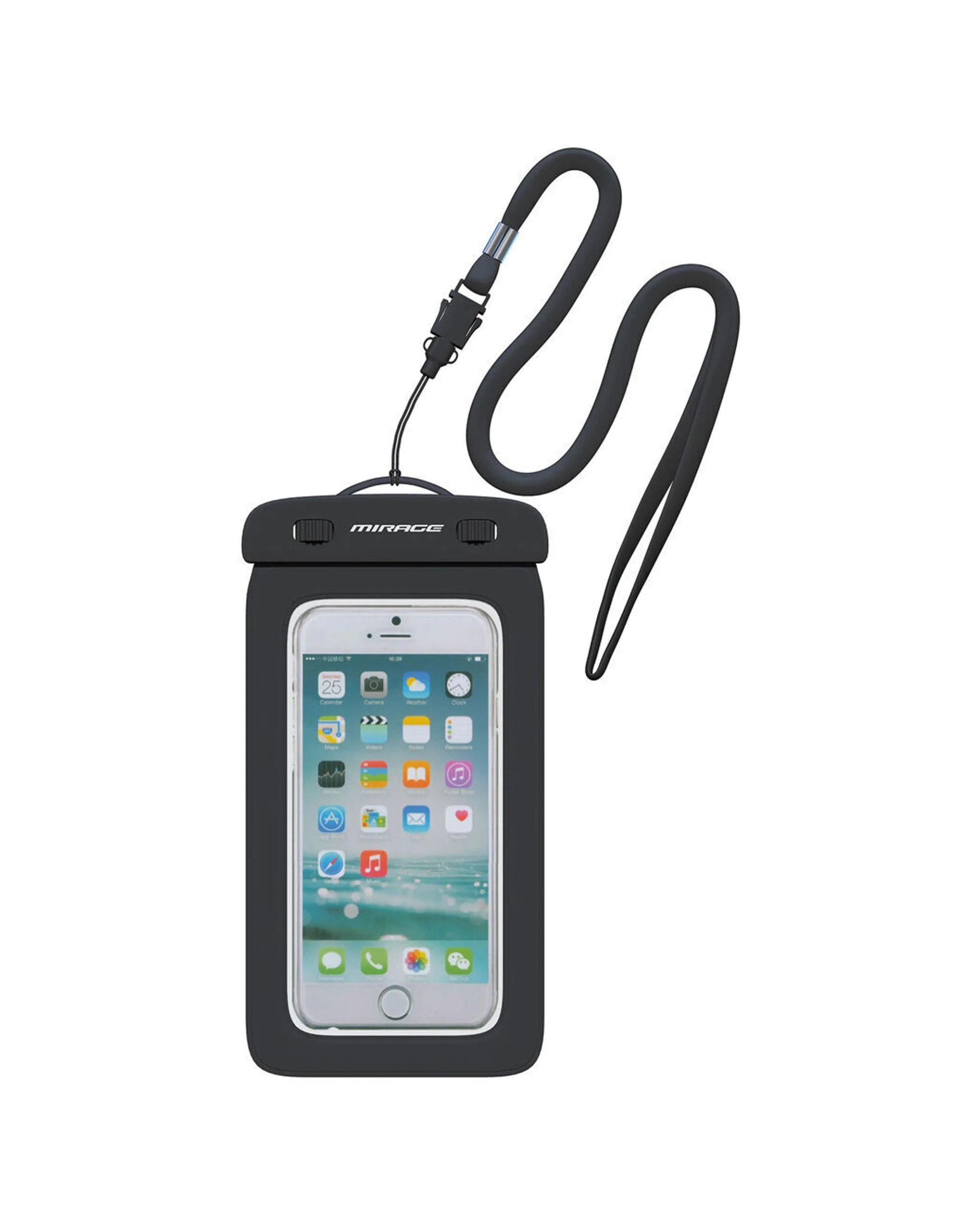 2 Mirage 2PK Waterproof Floating Phone Protective Pouch 6.9inch - Black, 2 of 2