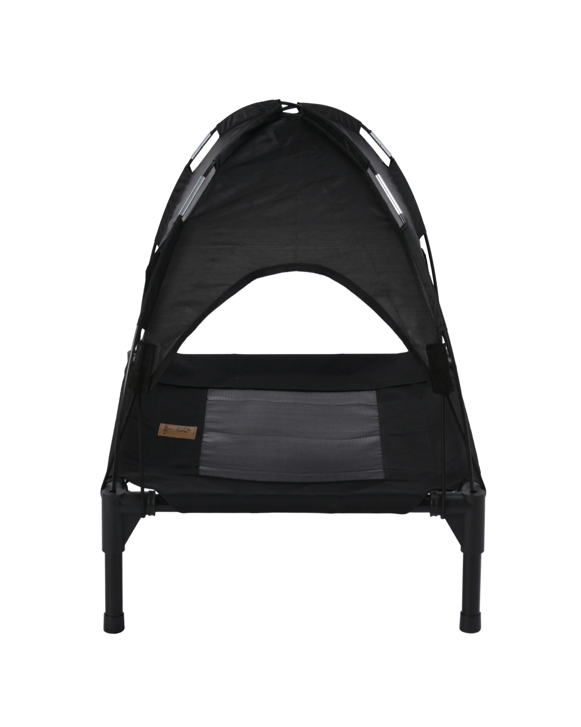 3 Charlie's Elevated Dog Bed With Tent Small - Black, 3 of 5