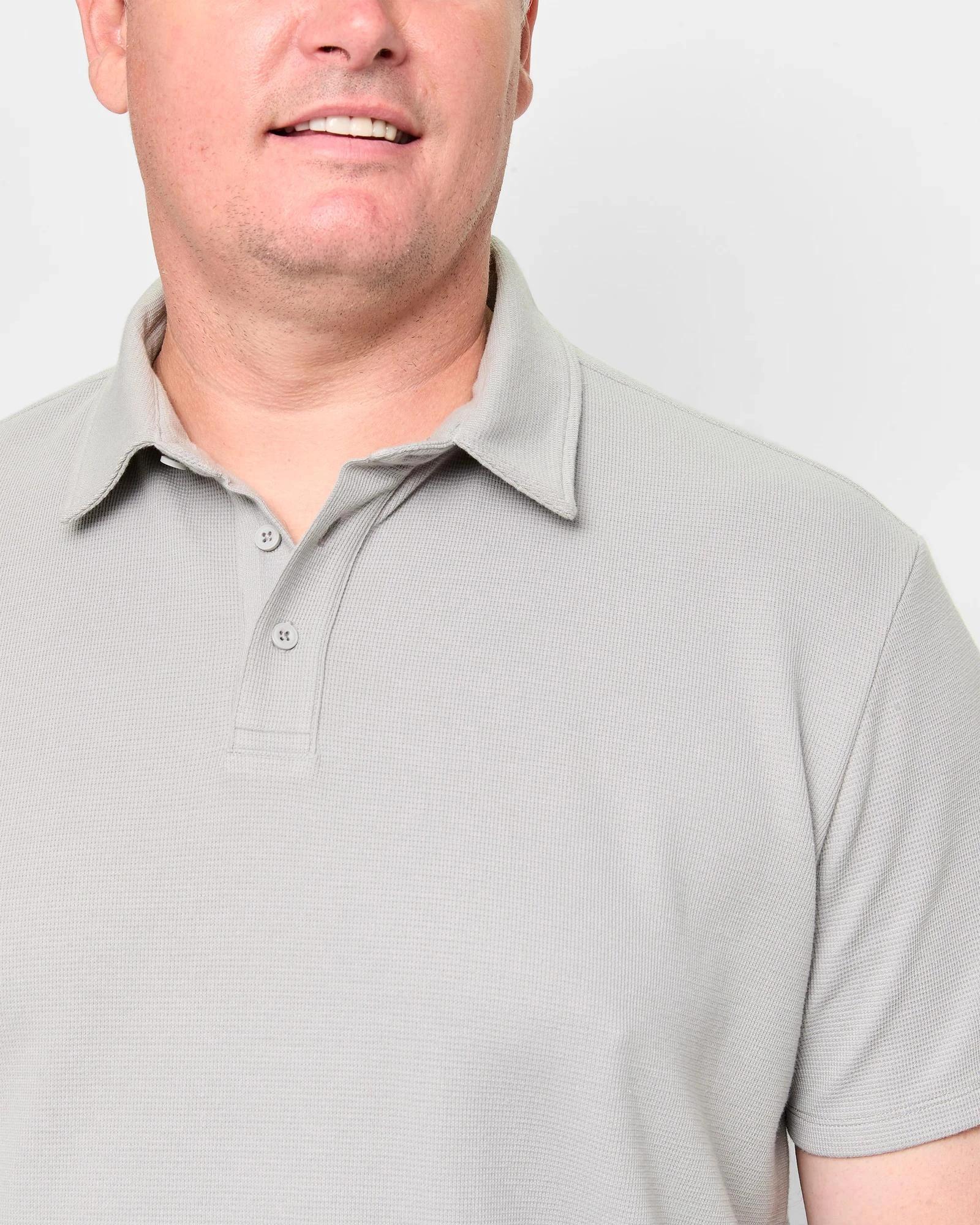 5 Target Plus Size Australian Cotton Blend Waffle Polo Top ALLOY, 5 of 5