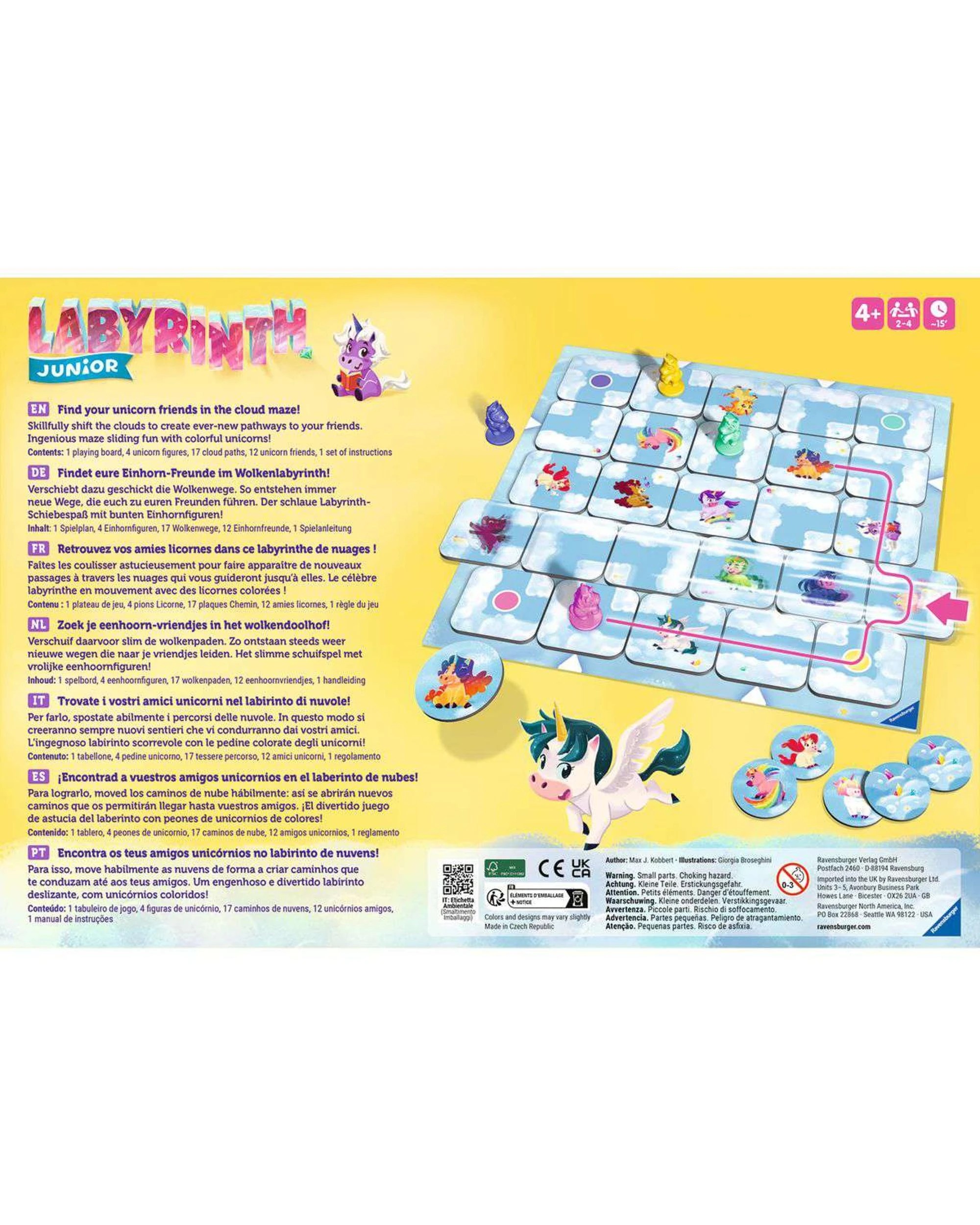 3 Ravensburger Labyrinth Junior Unicorns Board Game, 3 of 3